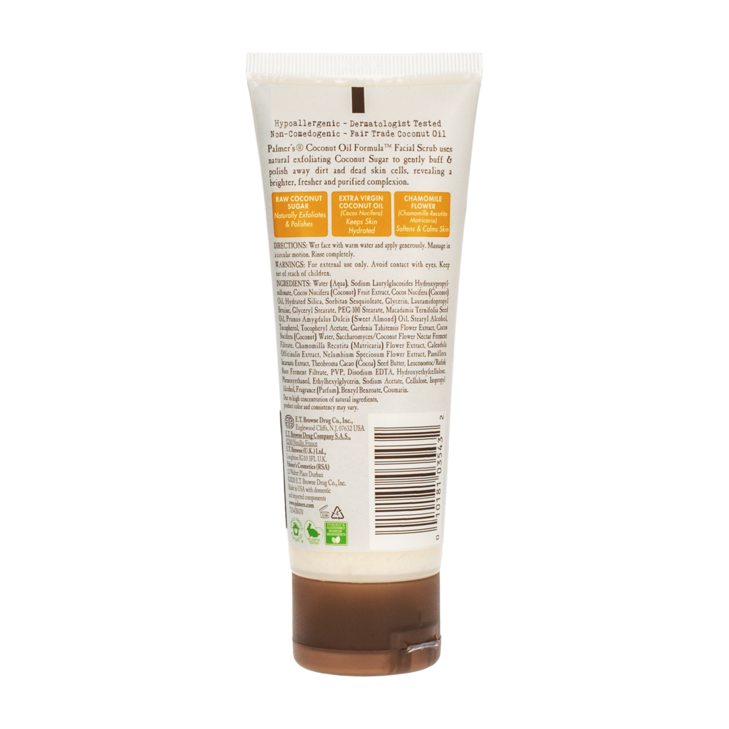 Exfoliante Facial Con Azúcar De Coco Y Con Vitamina E PALMER’S 90 G