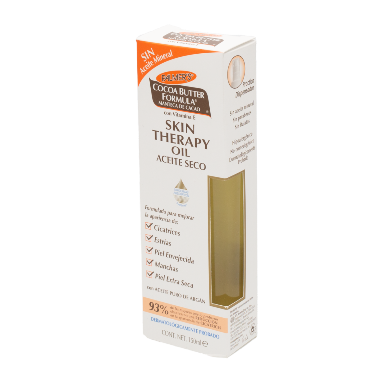 Aceite Corporal Y Facial Seco Skin Theraphy Con Manteca De Cacao Y Vitamina E PALMER’S 150 ML