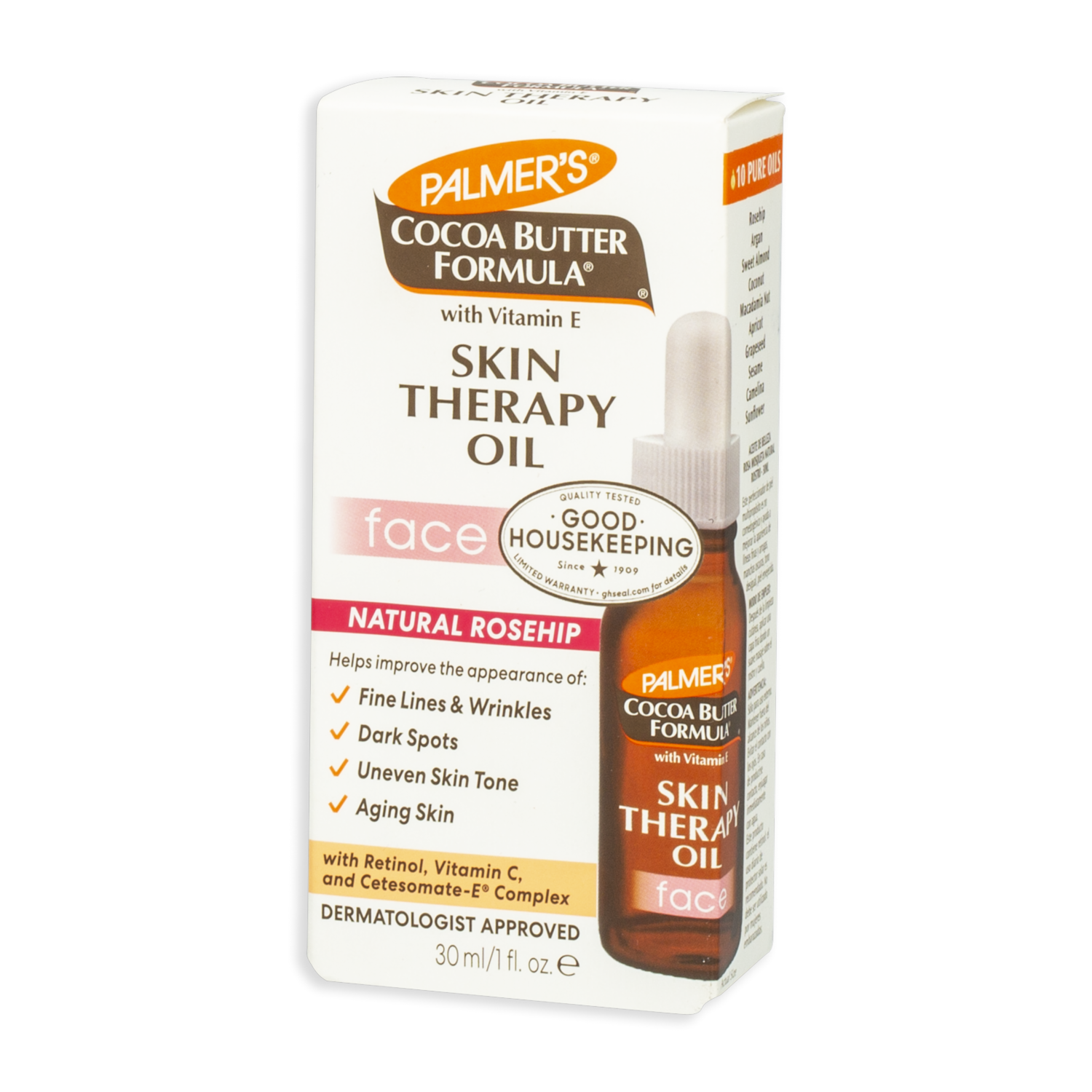 Aceite Facial De Belleza Skin Therapy Oil Con Manteca De Cacao Y Vitamina E PALMER’S 30 Ml