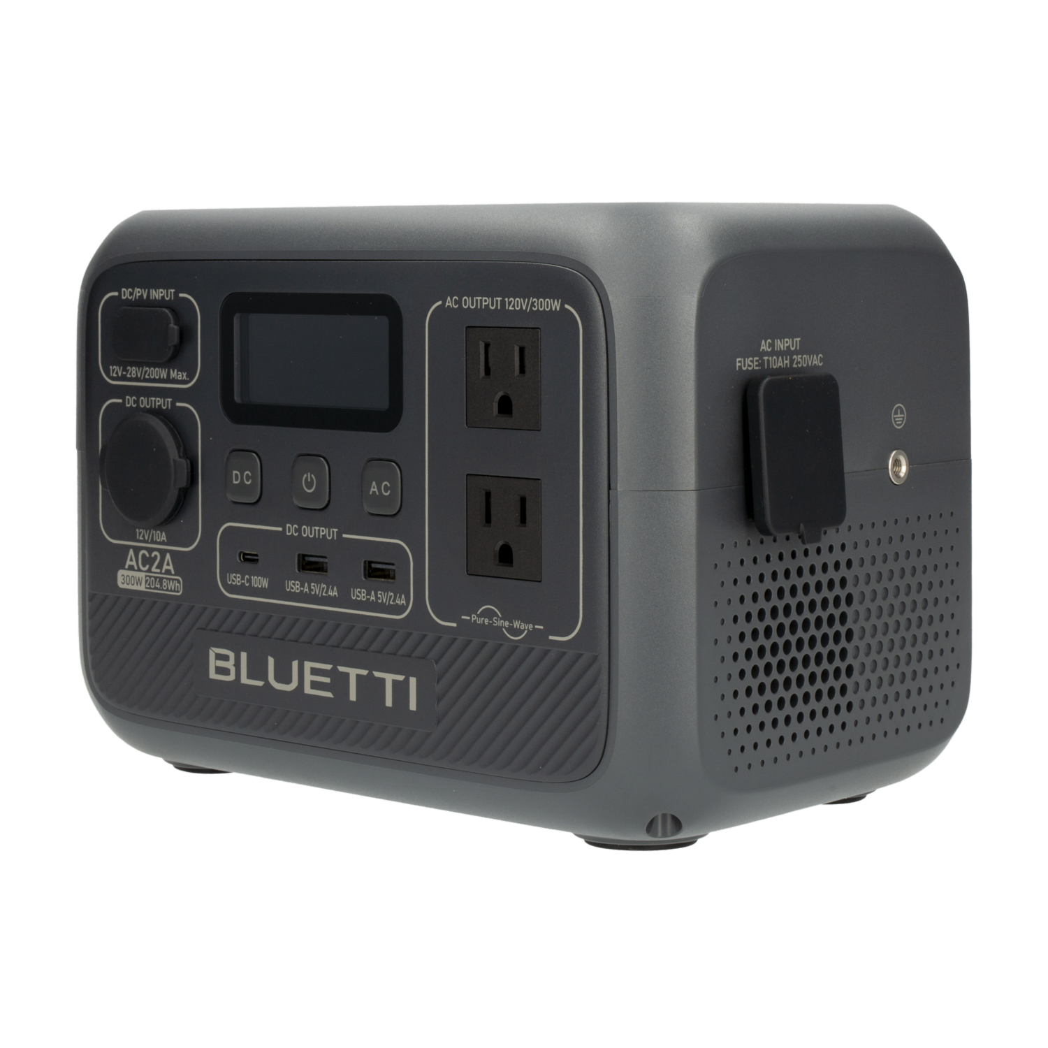 Estación De Energía Portátil AC2A Potencia De Salida 300 W BLUETTI