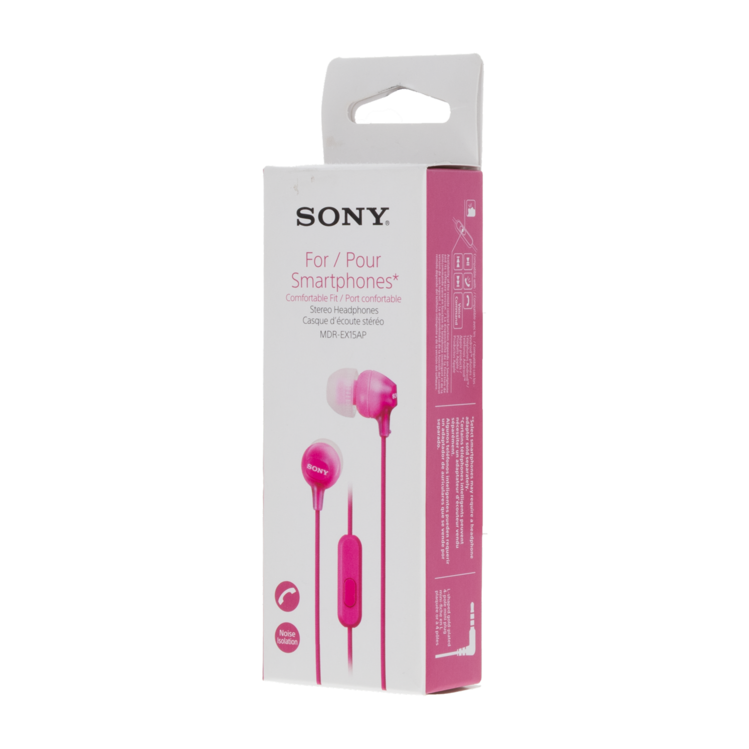 Audífonos For Smartphones MDR-EX15APPIZUC SONY Con Cable