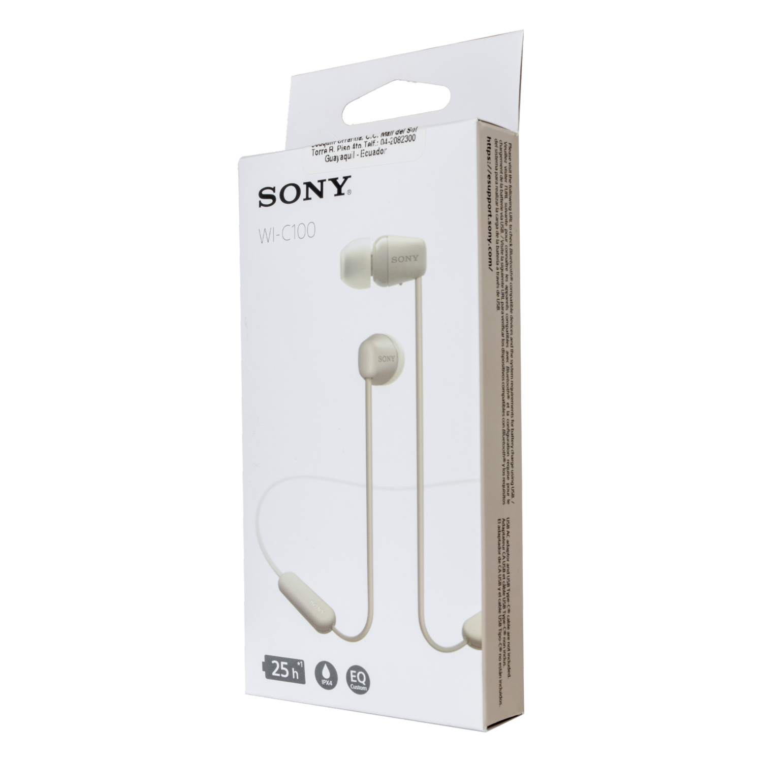 Audífonos Stereo WI-C100/CZ SONY Wireless