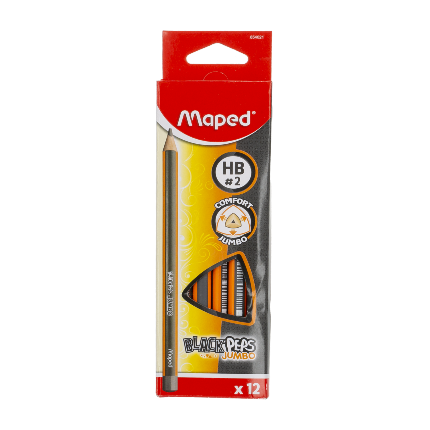 Lapices De Grafito Diseño Black Peps Jumbo MAPED X 12 Uds