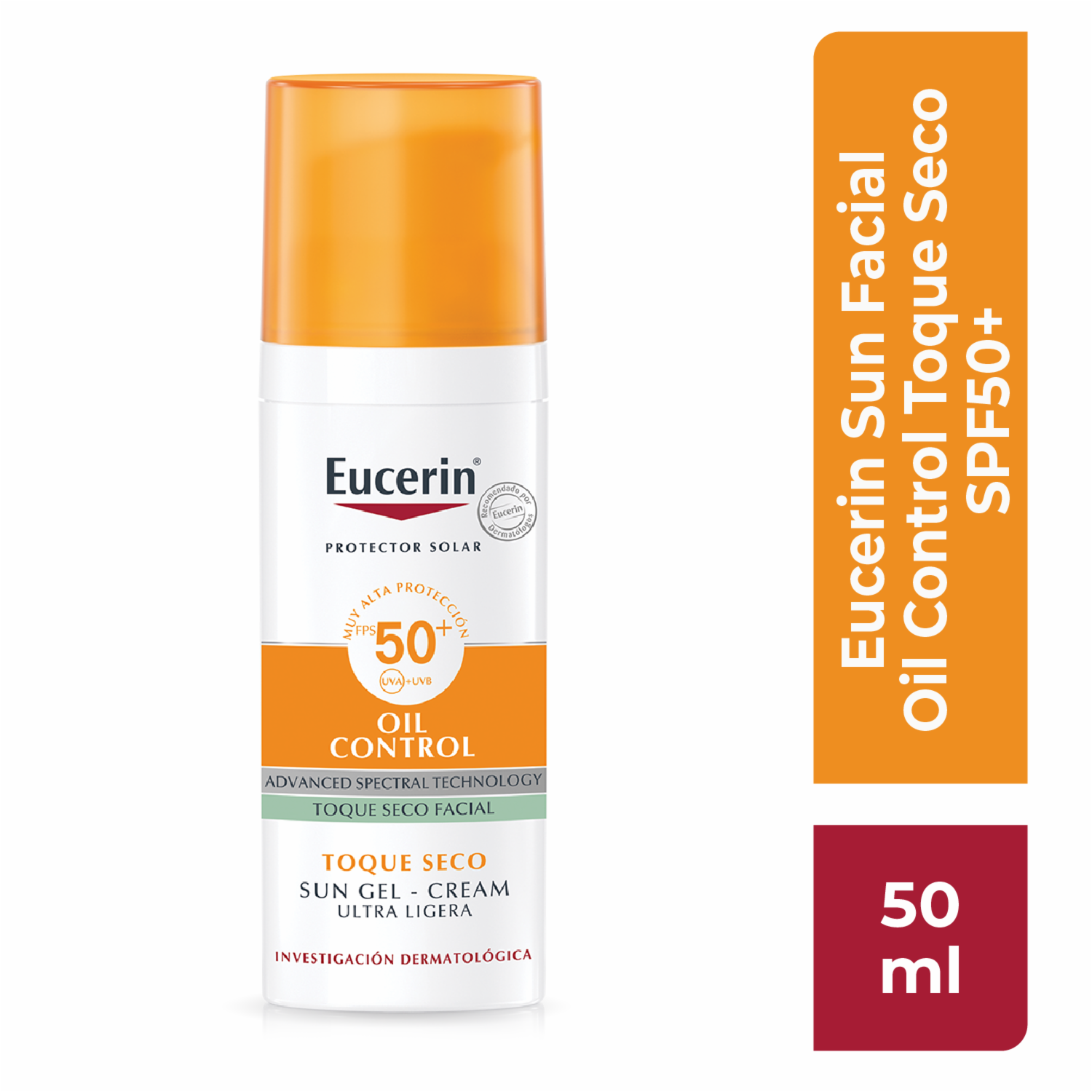 Protector Solar Oil Control Toque Seco EUCERIN 50 Ml