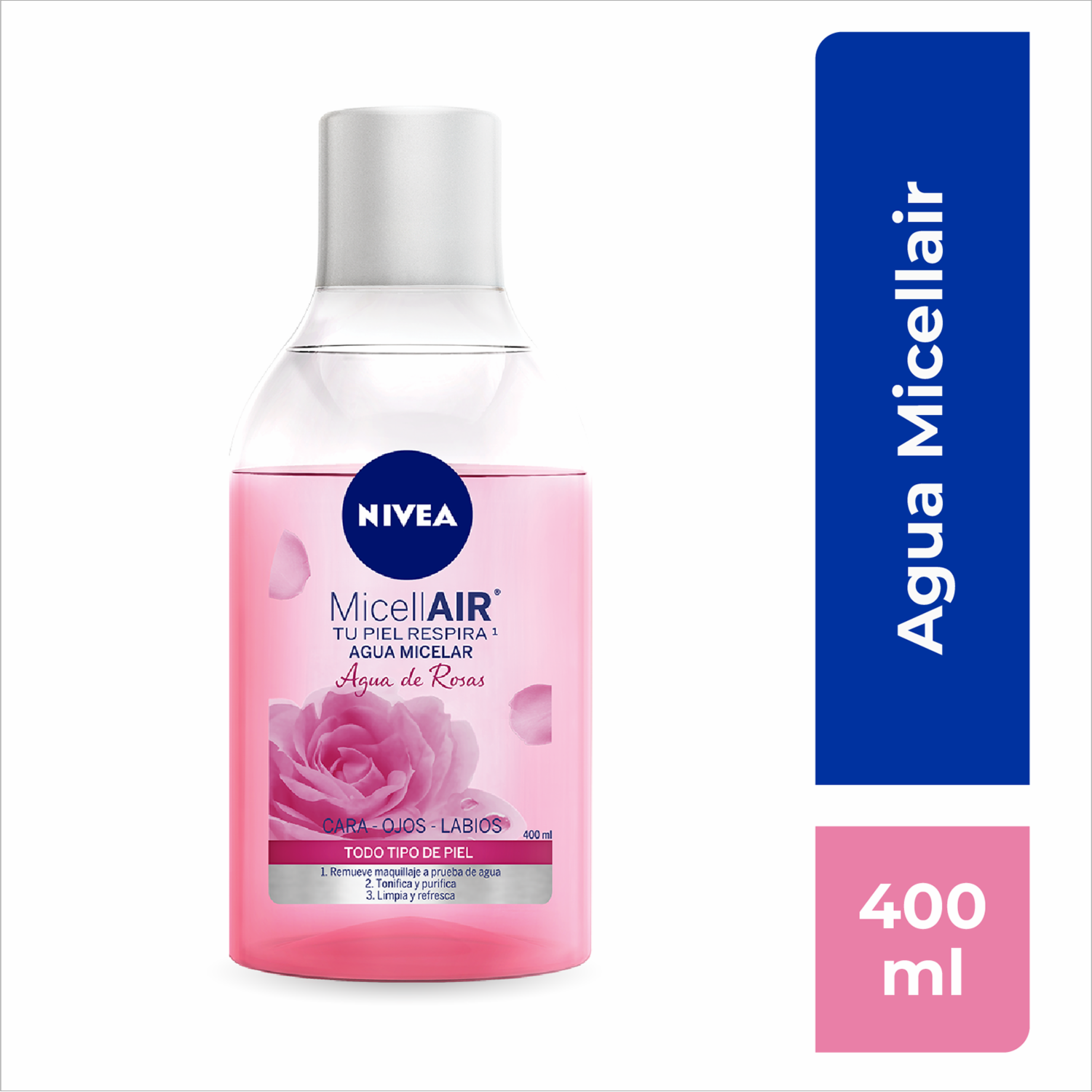 Agua Micelar De Rosas NIVEA 400 Ml