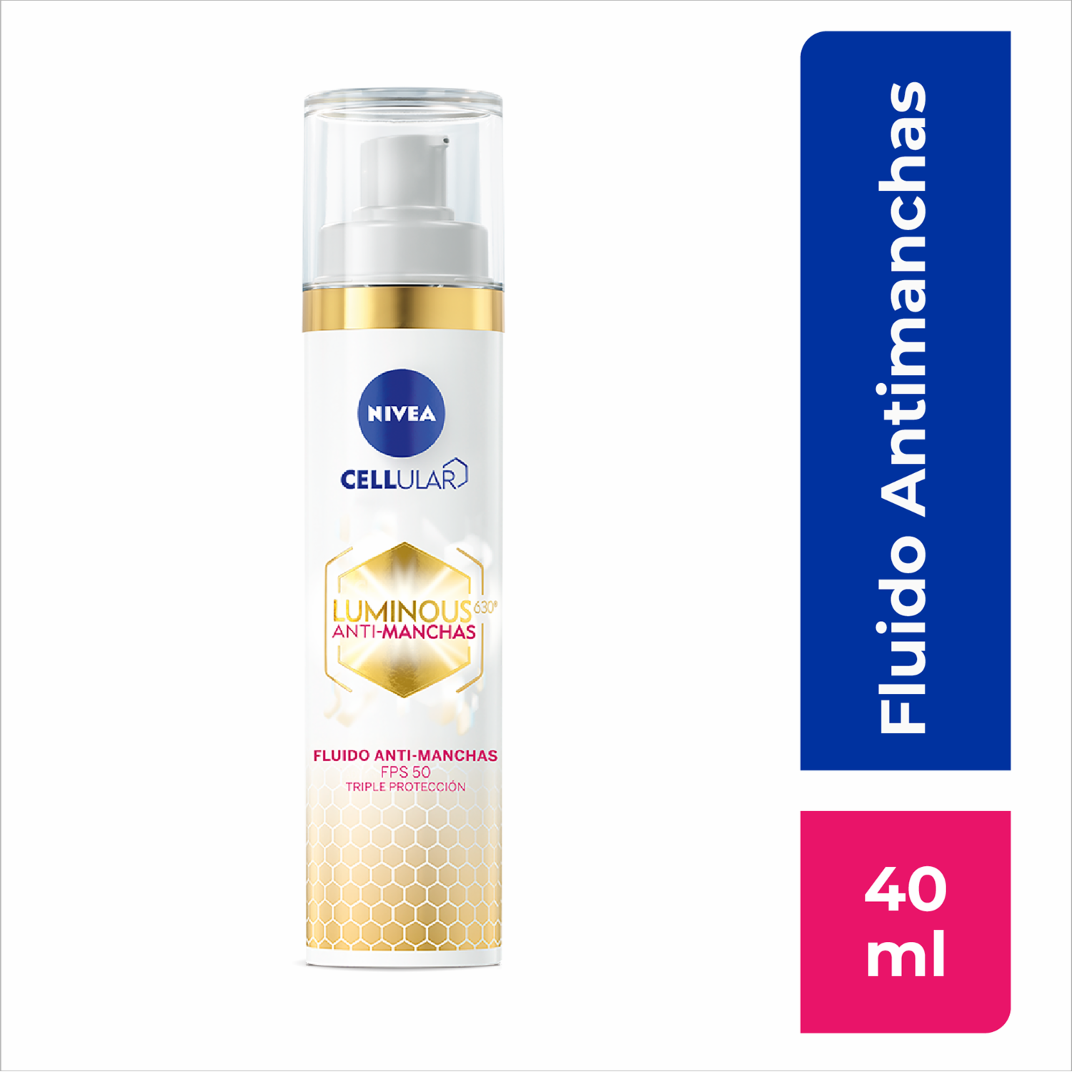 Crema Facial Día Cellular Luminous Anti Manchas NIVEA 40 Ml