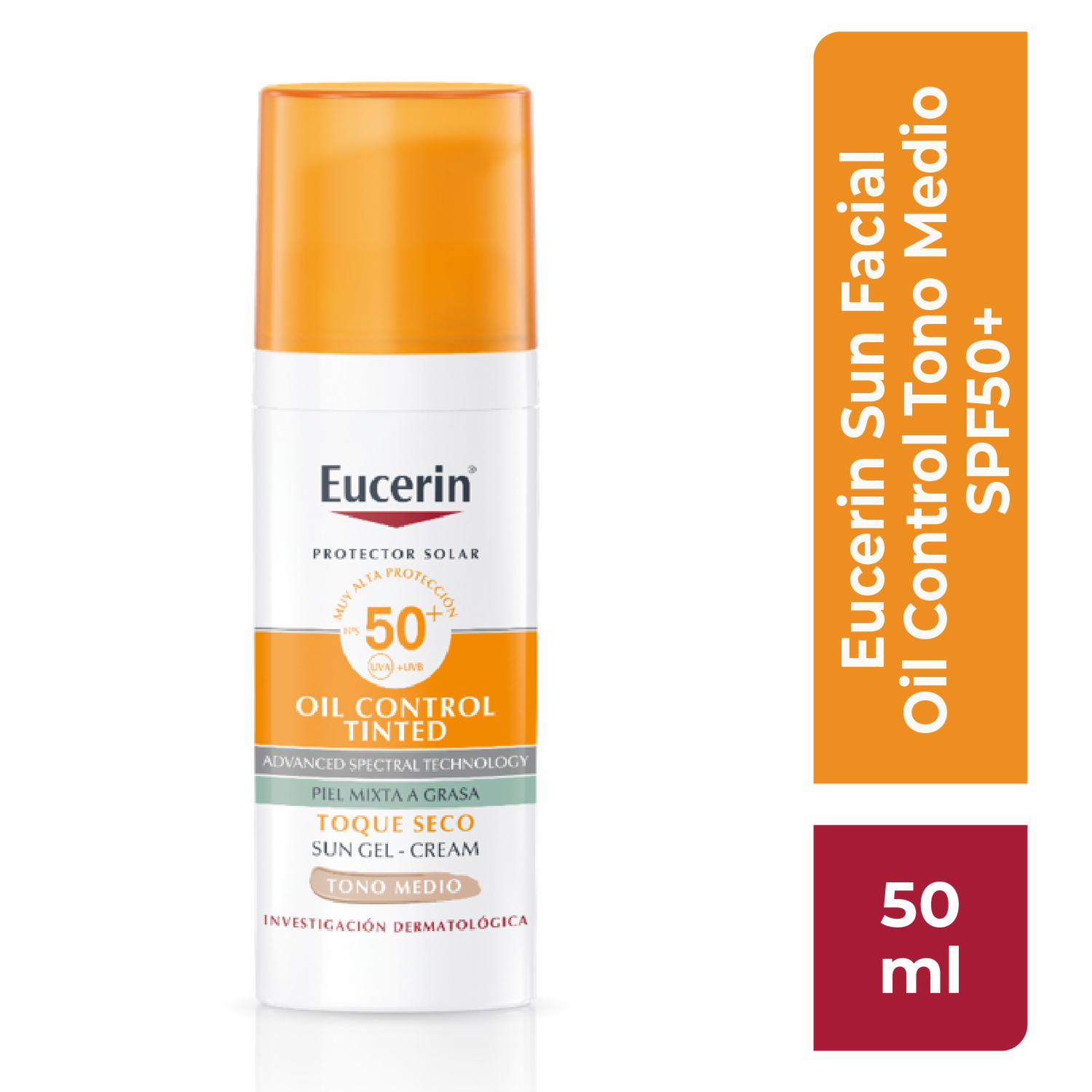 Protector Solar Tono Medio EUCERIN 50 Ml