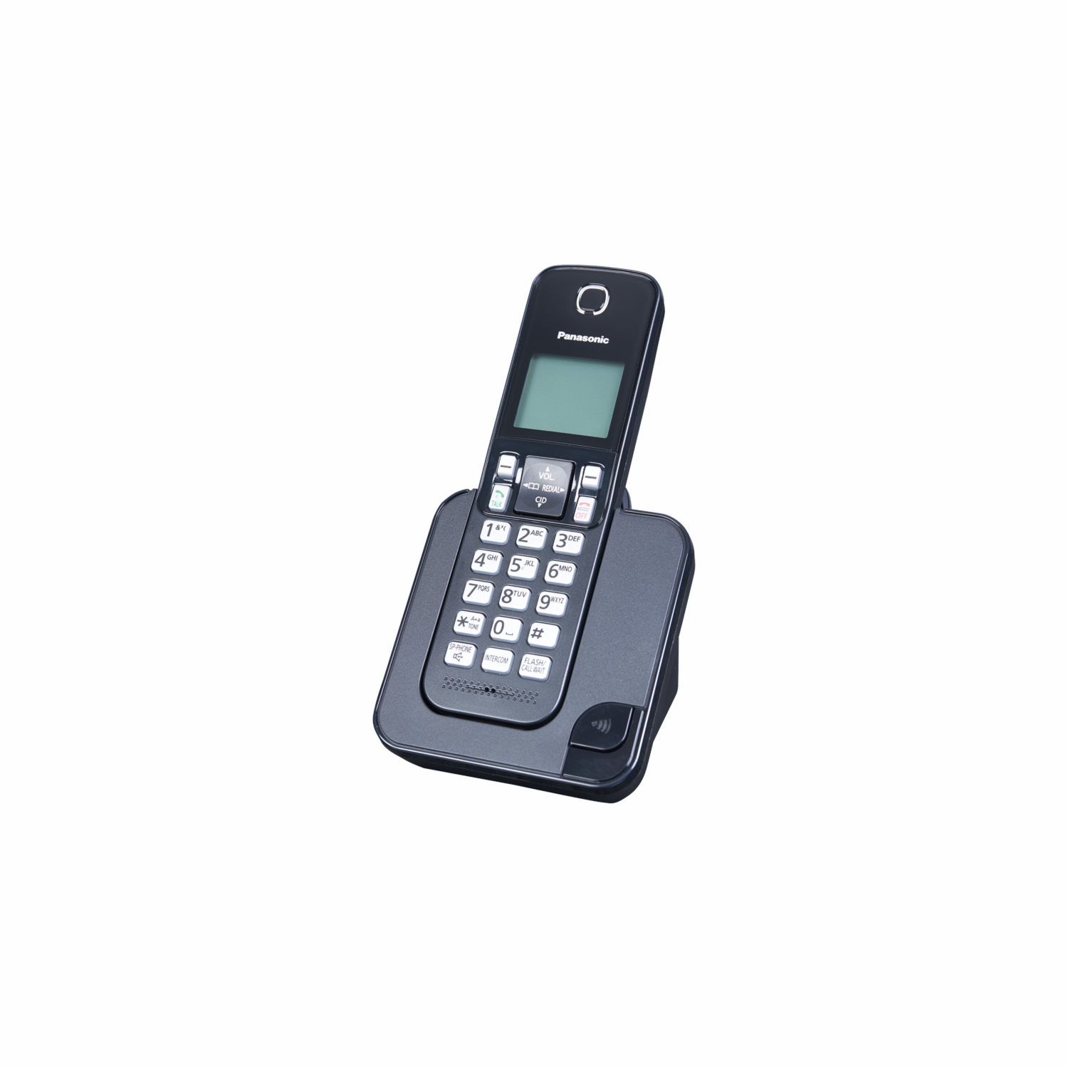 Teléfonos Negros Clásicos PANASONIC Inalámbrico