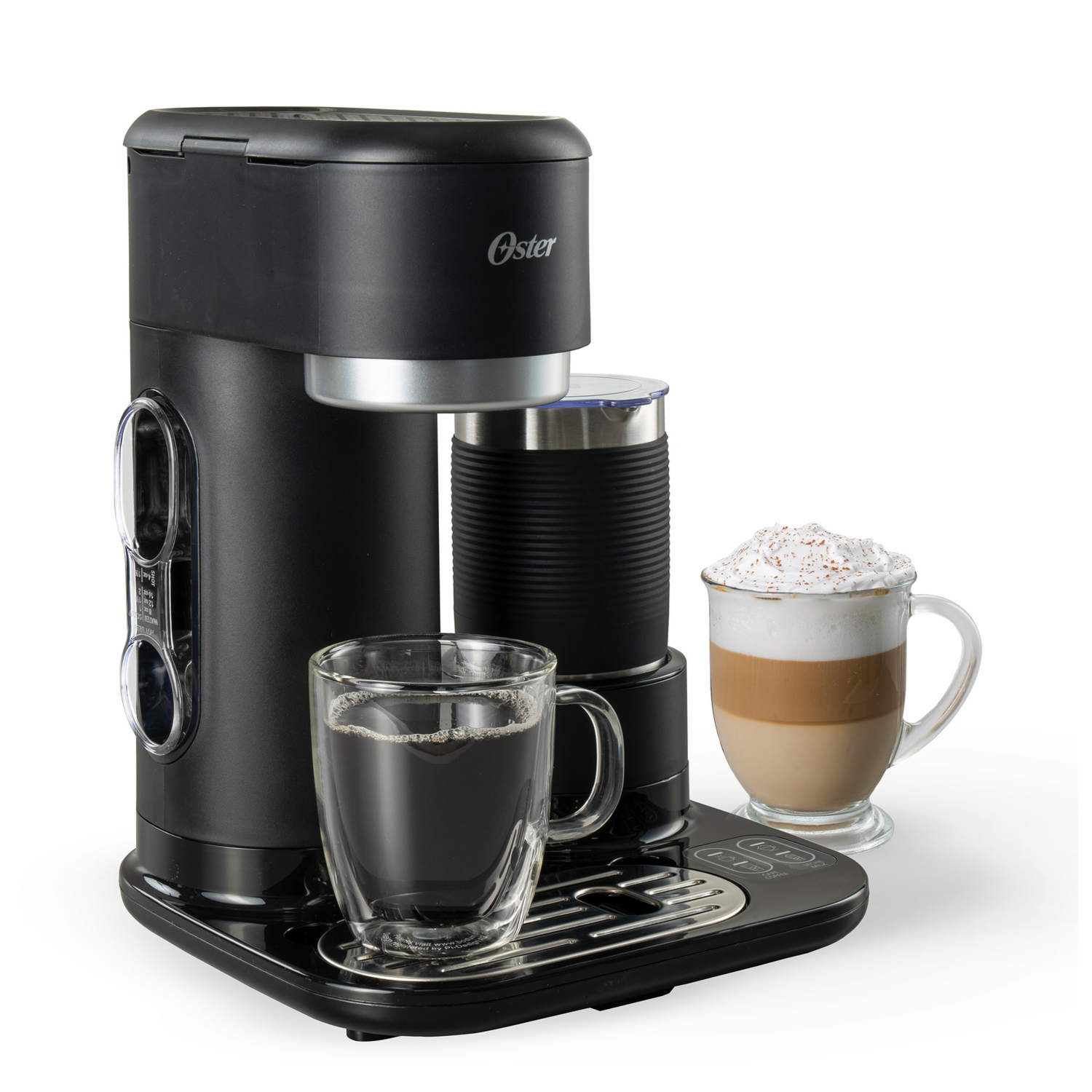 Cafetera Eléctrica Latte 4 En 1 BVSTDC02B-013 OSTER 2 Tazas