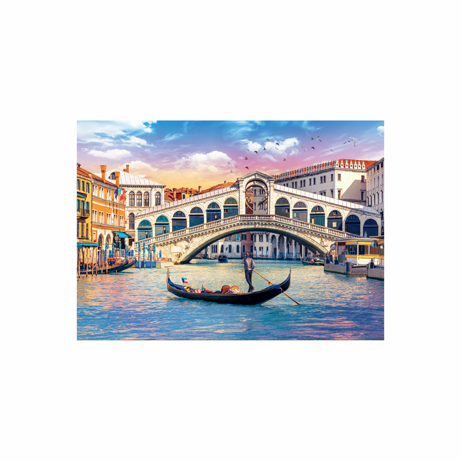 Rompecabezas Puente De Rialto, Venecia TREFL 500 Piezas