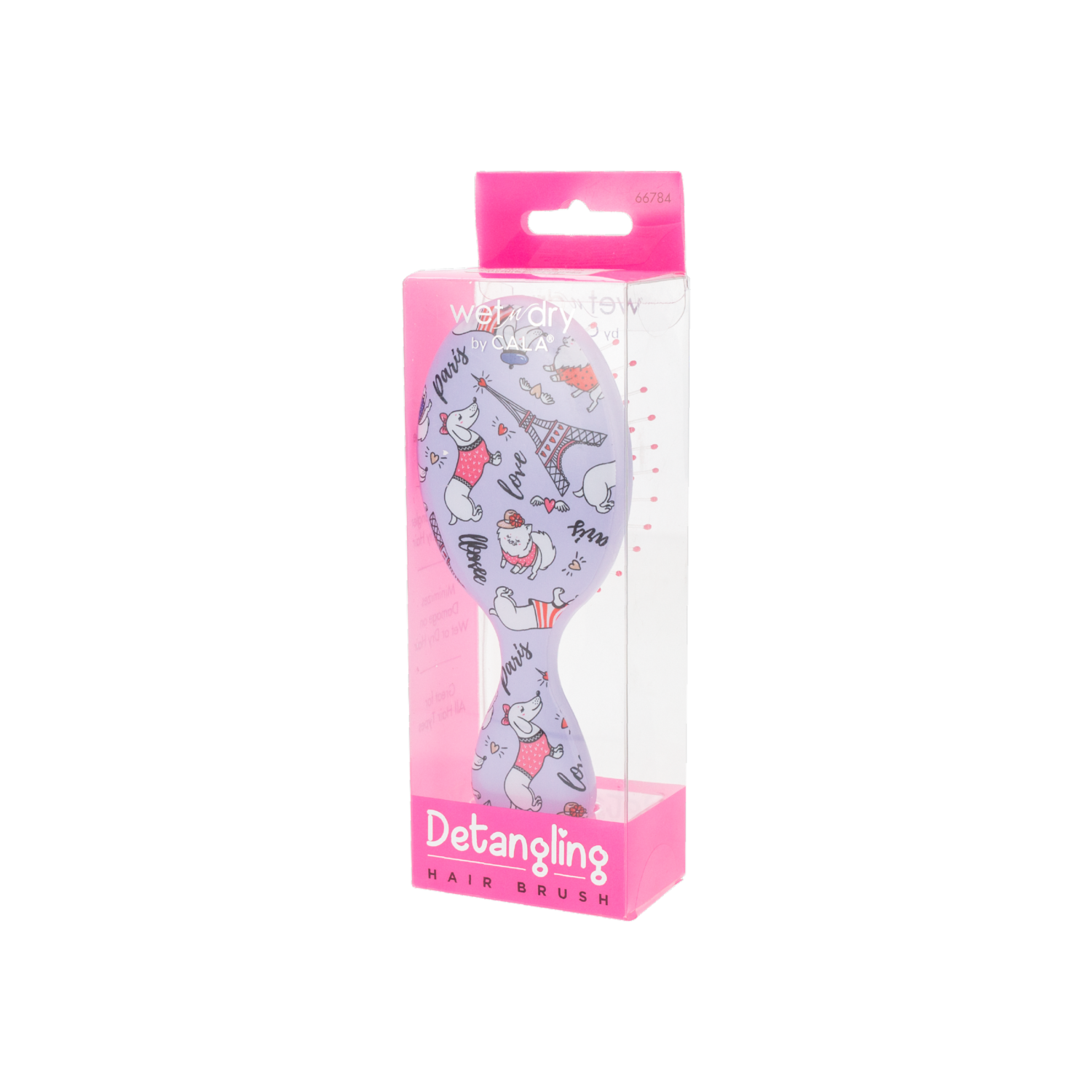 Cepillo De Cabello Caja Wet-N-Dry Travel Paris Pooch CALA 1 U