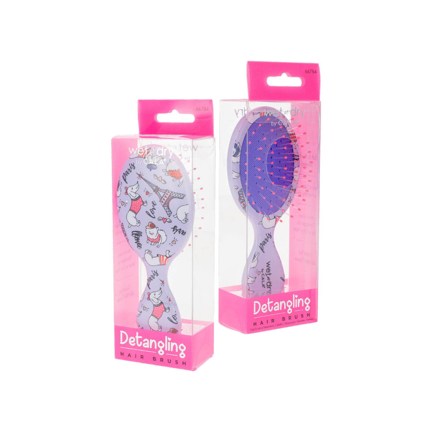 Cepillo De Cabello Caja Wet-N-Dry Travel Paris Pooch CALA 1 U