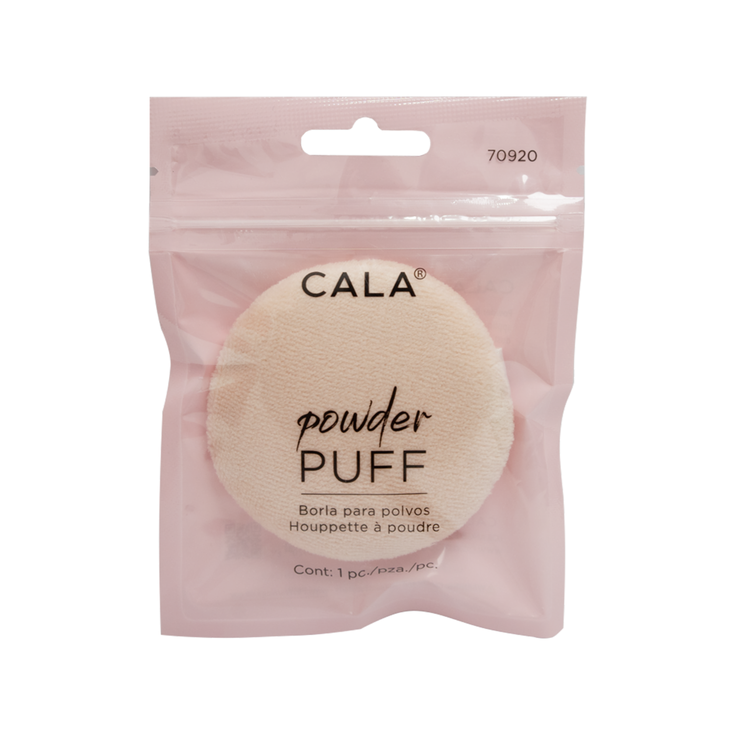 Almohadilla Para Maquillaje Powder Puff CALA Unidad