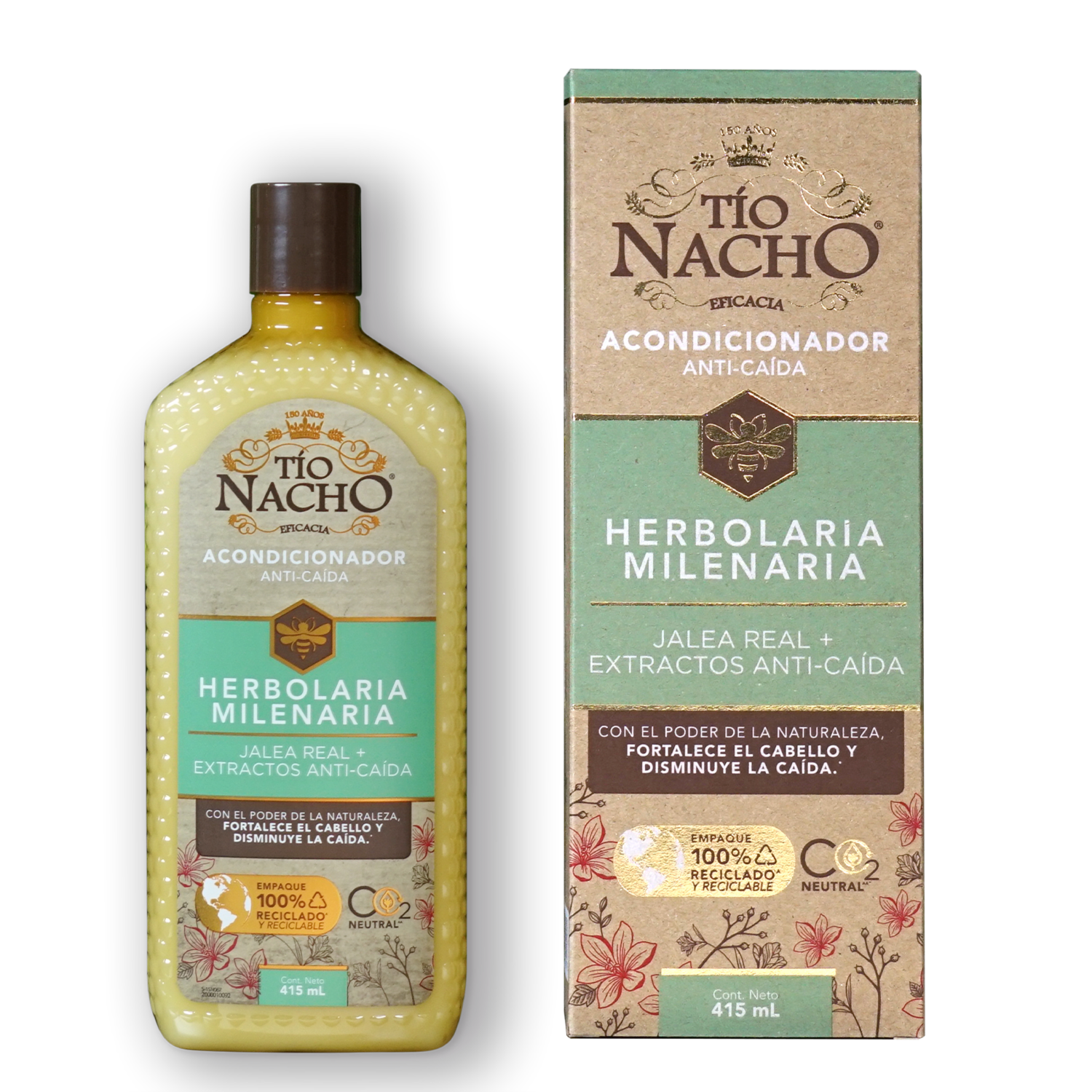 Acondicionador De Cabello Fortalecimiento Capilar Anticaída TÍO NACHO 415 Ml