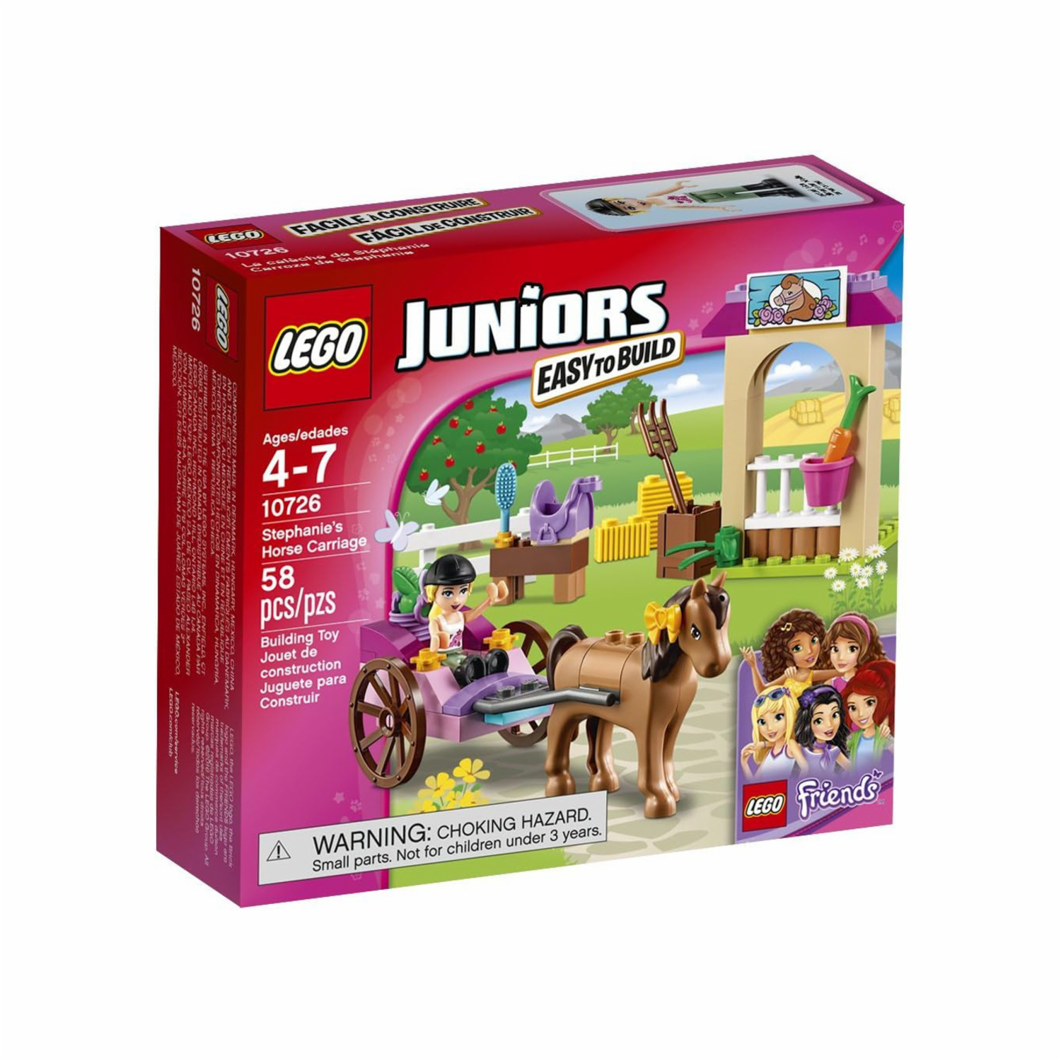 Bloques De Armar El Carruaje De Stefany LEGO JUNIOR 58 Piezas