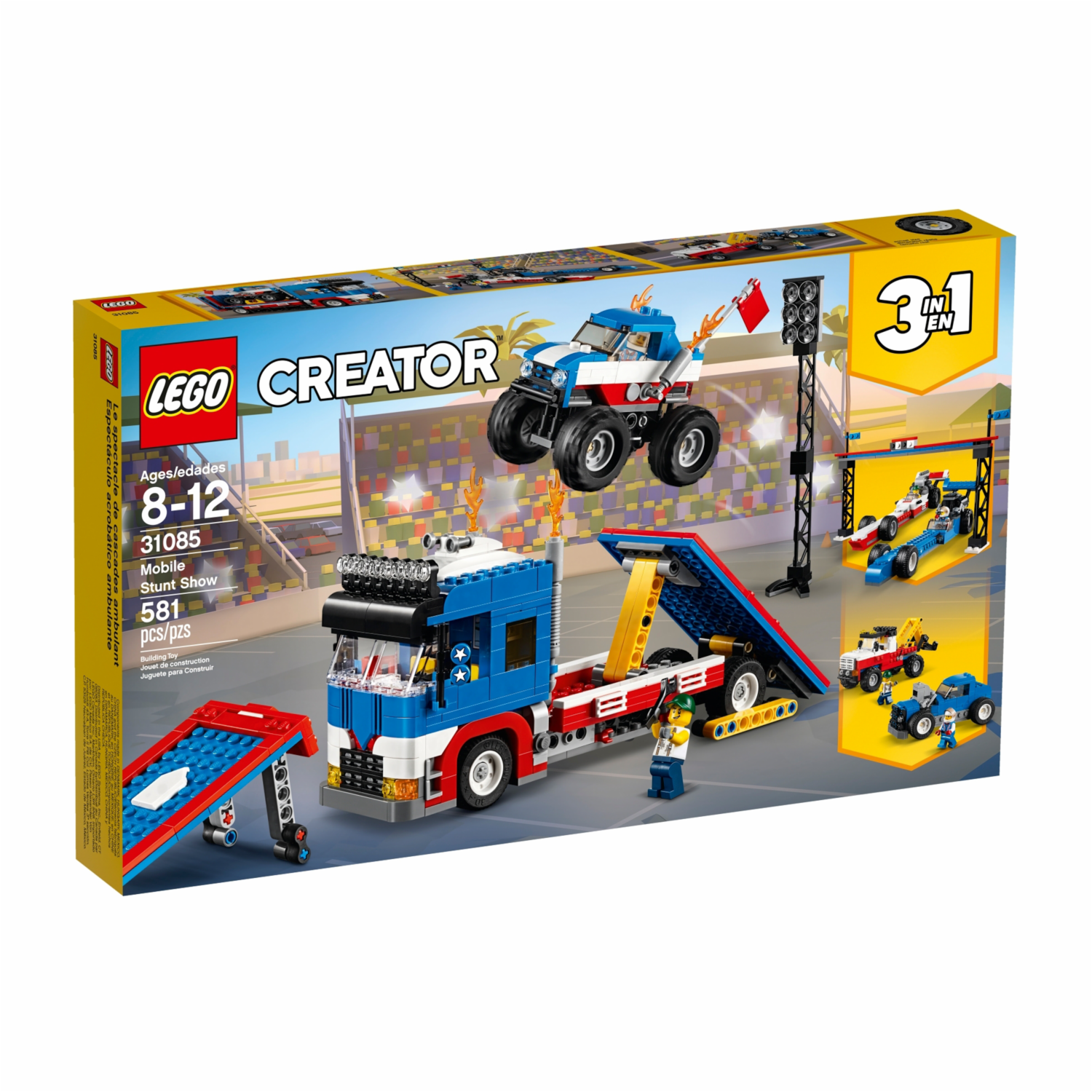 Bloques De Armar Espectáculo De Acrobacias LEGO CREATOR 581 Piezas