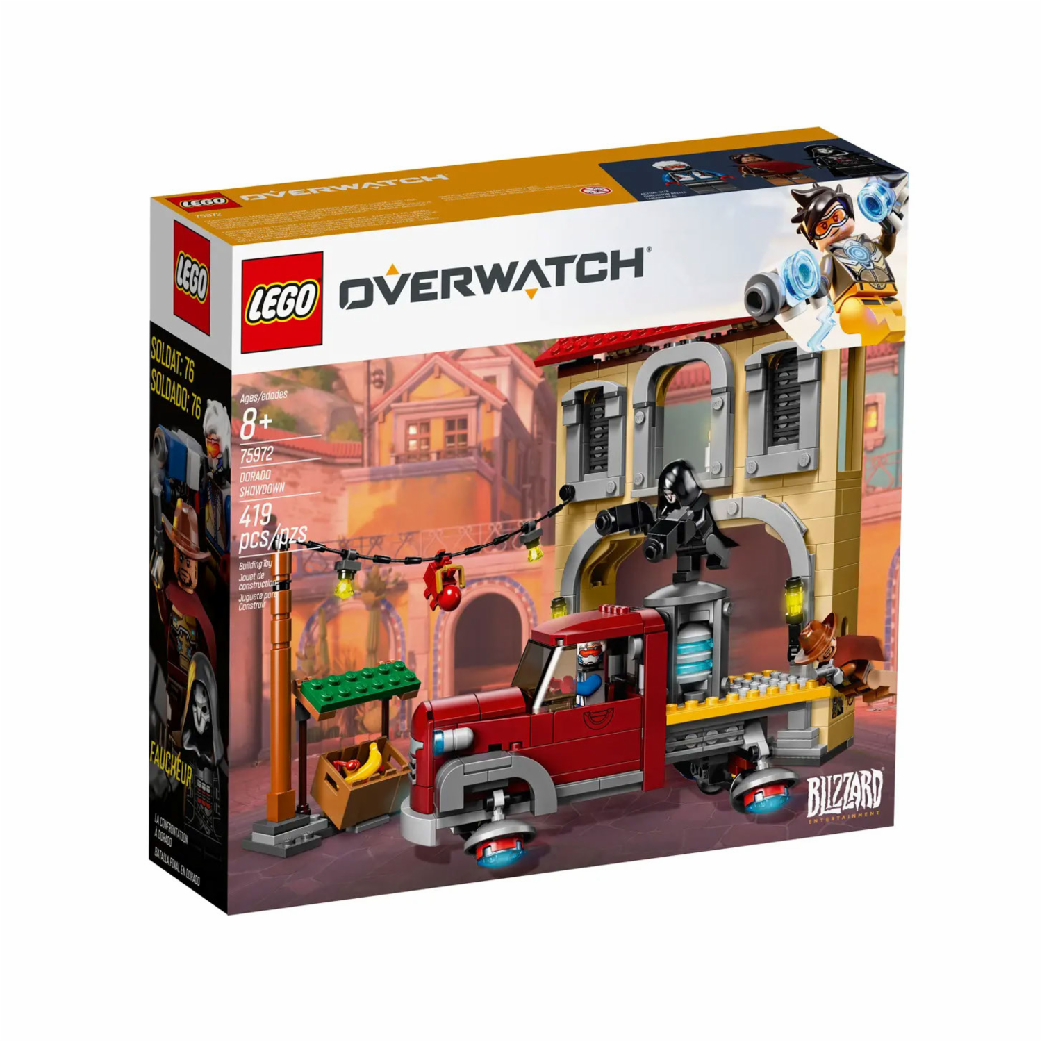 Bloques De Armar Enfrentamiento Dorado LEGO OVER WATCH 419 Piezas