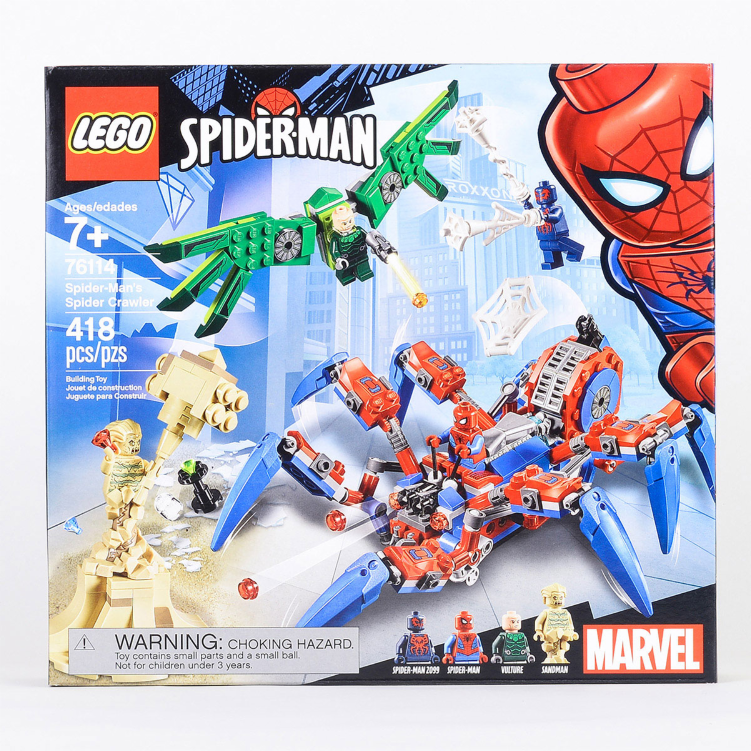 Bloques De Armar Rastreador De Arañas Del Hombre Araña LEGO SUPER HEROES 418 Piezas