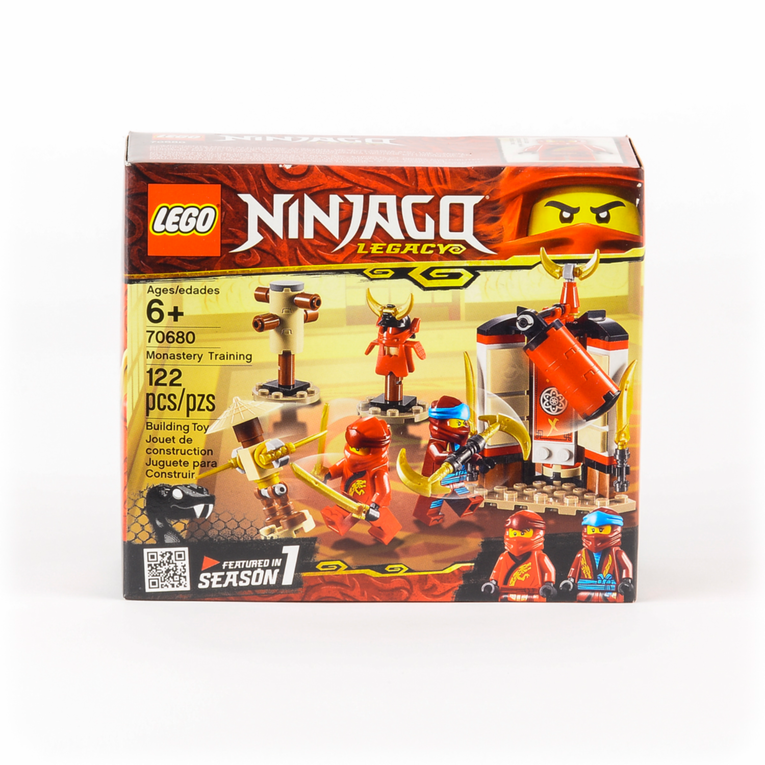 Bloques De Armar Entrenamiento Del Monasterio LEGO NINJAGO 122 Piezas