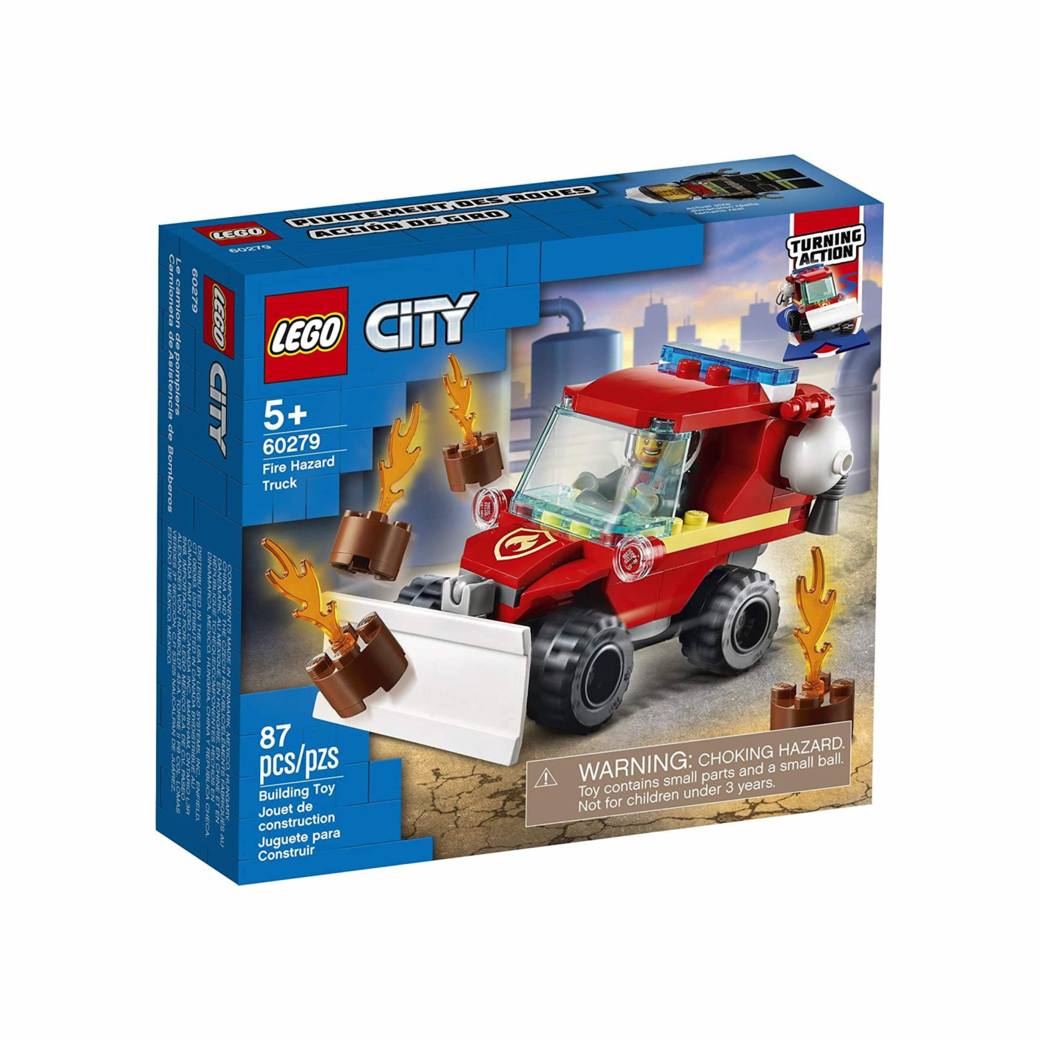 Bloques De Armar Vehículo De Bomberos LEGO CITY 87 Piezas