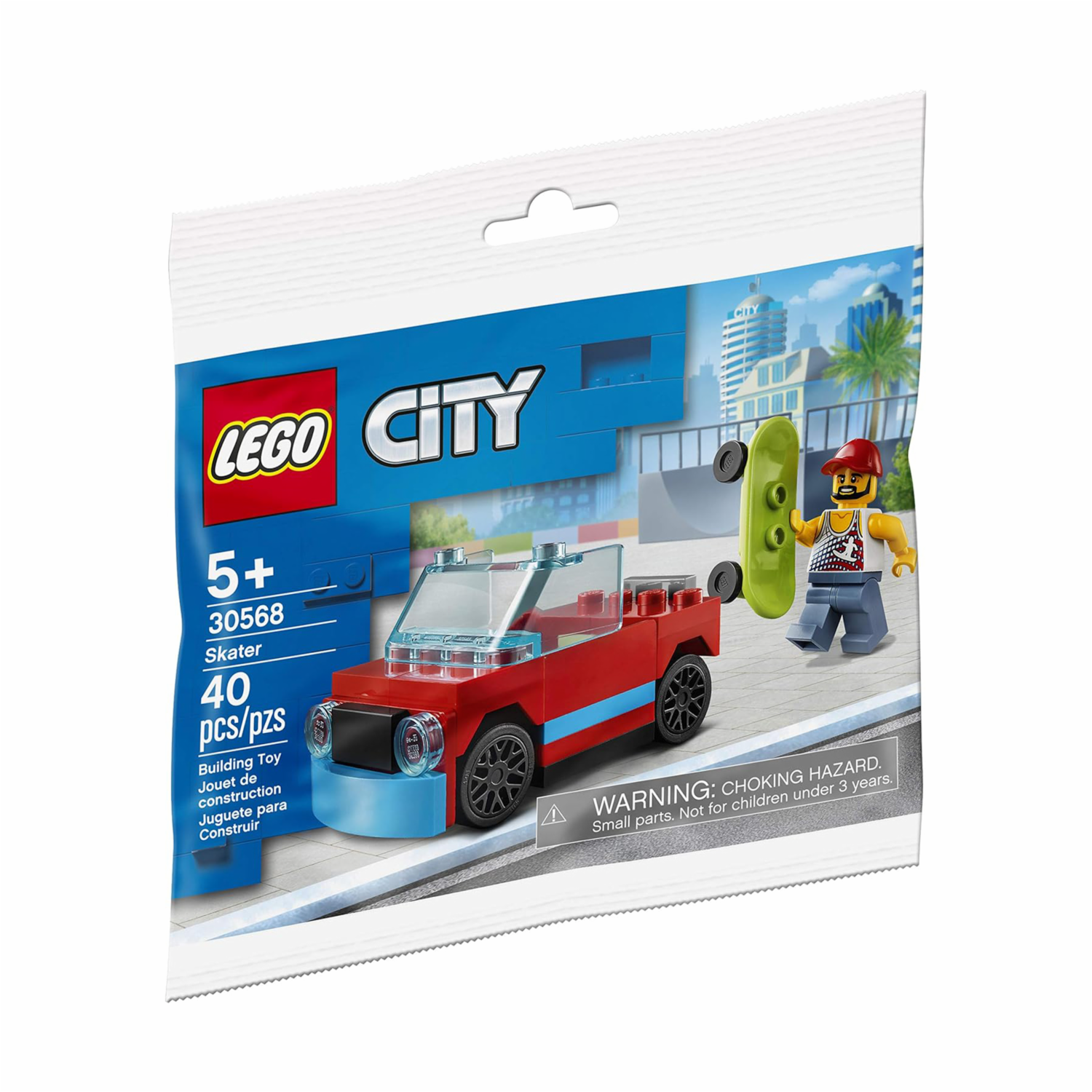 Bloques De Armar Patinador LEGO CITY 40 Piezas