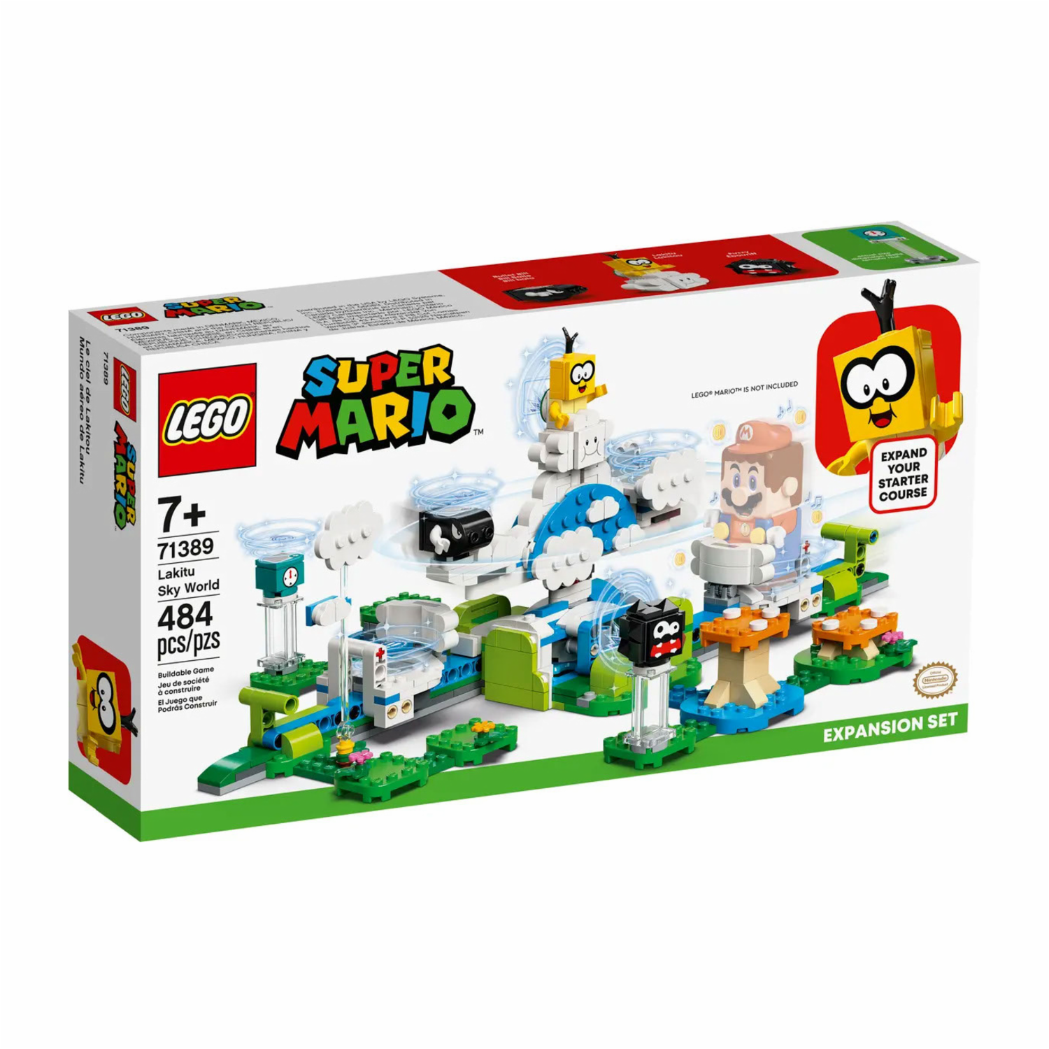 Bloques De Armar Mundo Aéreo De Lakitu LEGO SUPER MARIO 484 Piezas