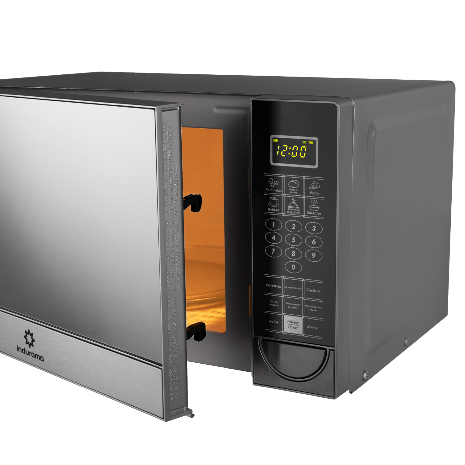 Horno Microondas De 0,7 Pies Cubicos Modelo 10000067 INDURAMA 20 Litros