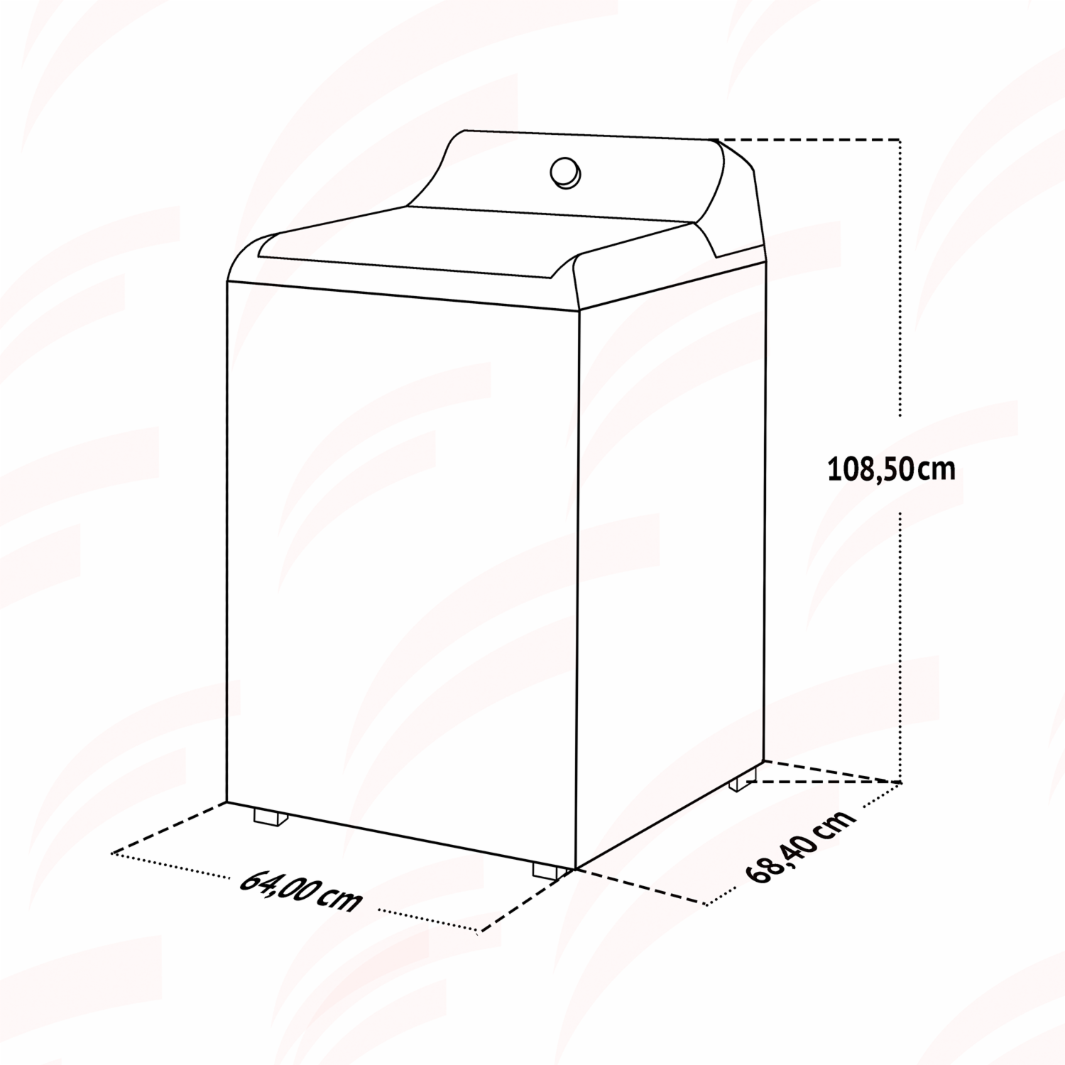 Lavadora De Ropa Automática 10000392 INDURAMA 19 Kilos