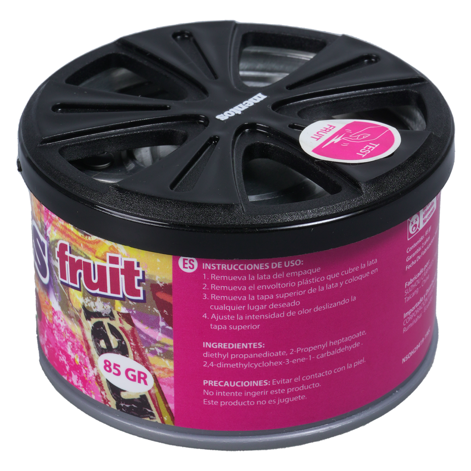 Ambiental Para Auto En Lata Fragancia Frutas MENTOS 85 G