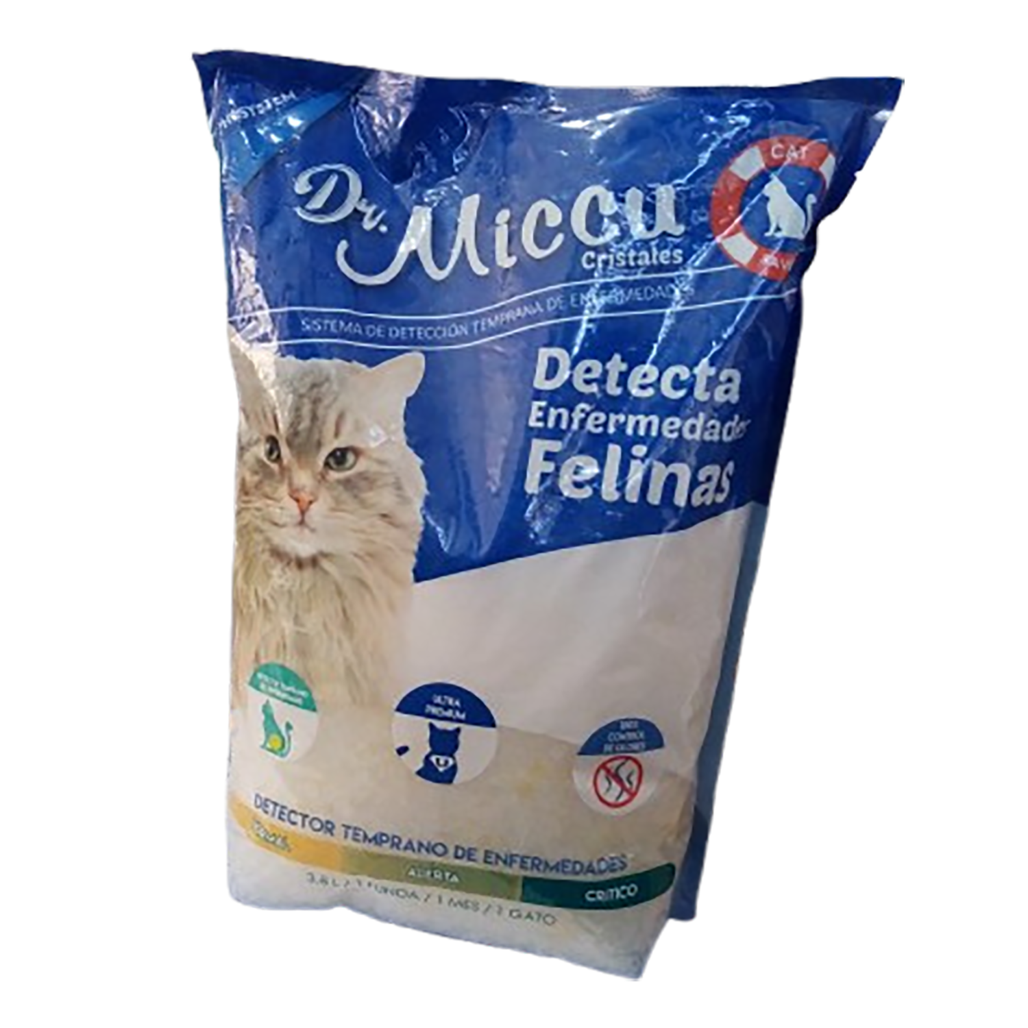 Detector De Enfermedades Felinas MICCU 3.8 Litros
