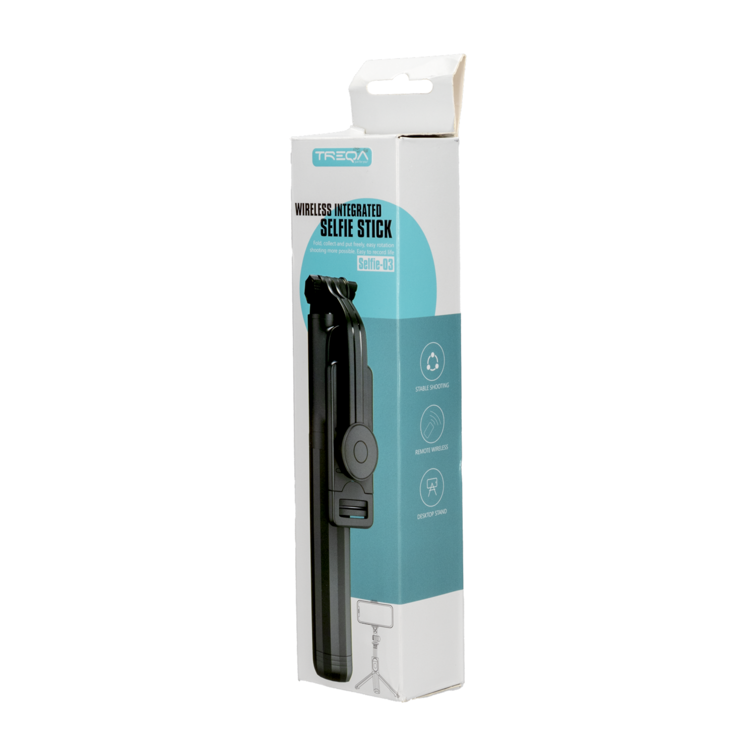 Selfie Stick 360° Rotating TREQA Bluetooth