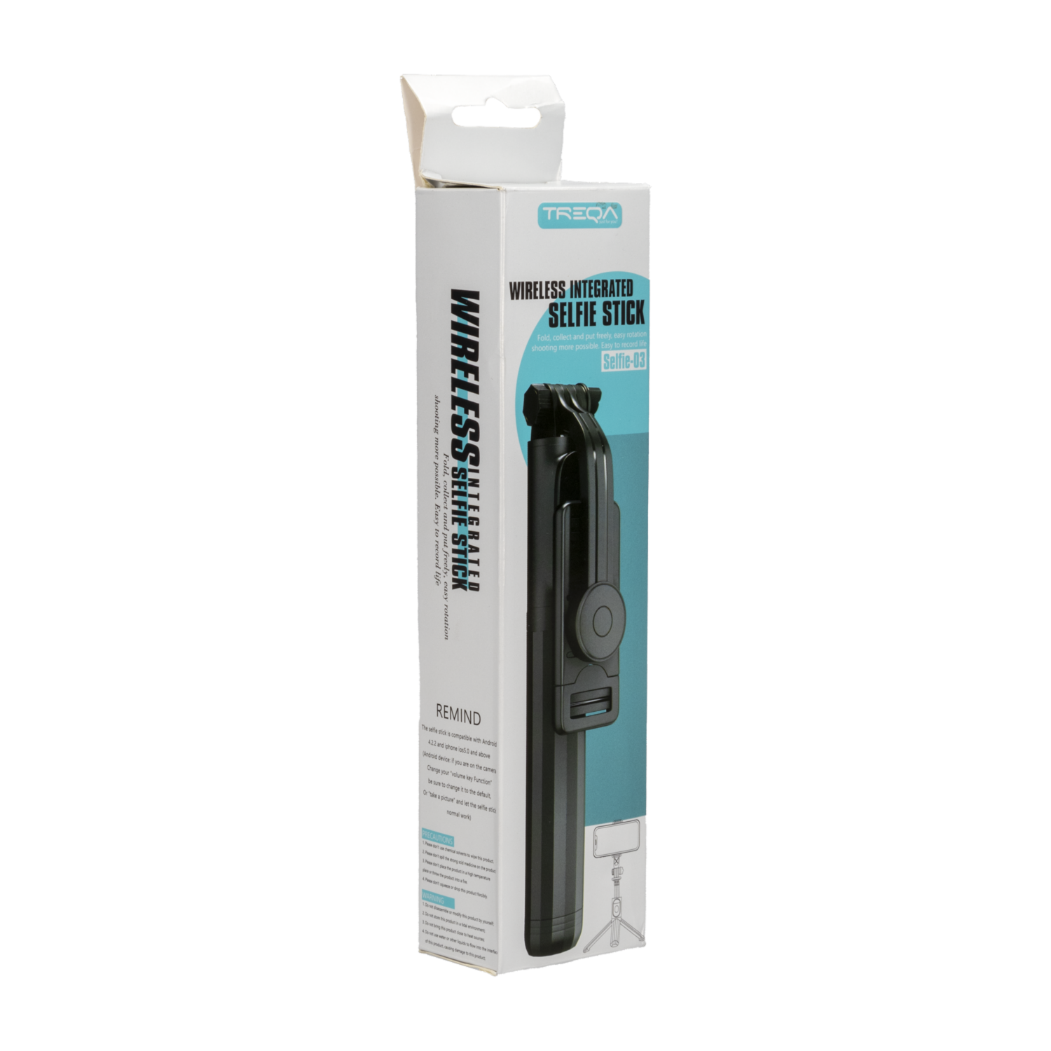 Selfie Stick 360° Rotating TREQA Bluetooth