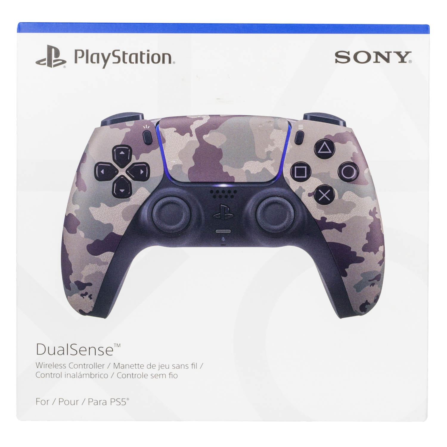 Control De Ps5 Dual Sense Gris Diseño Gris SONY Inalámbrico