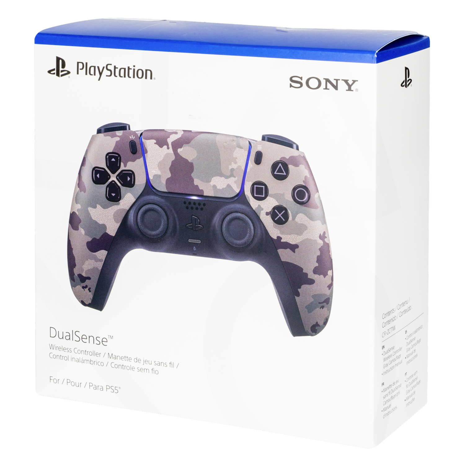 Control De Ps5 Dual Sense Gris Diseño Gris SONY Inalámbrico