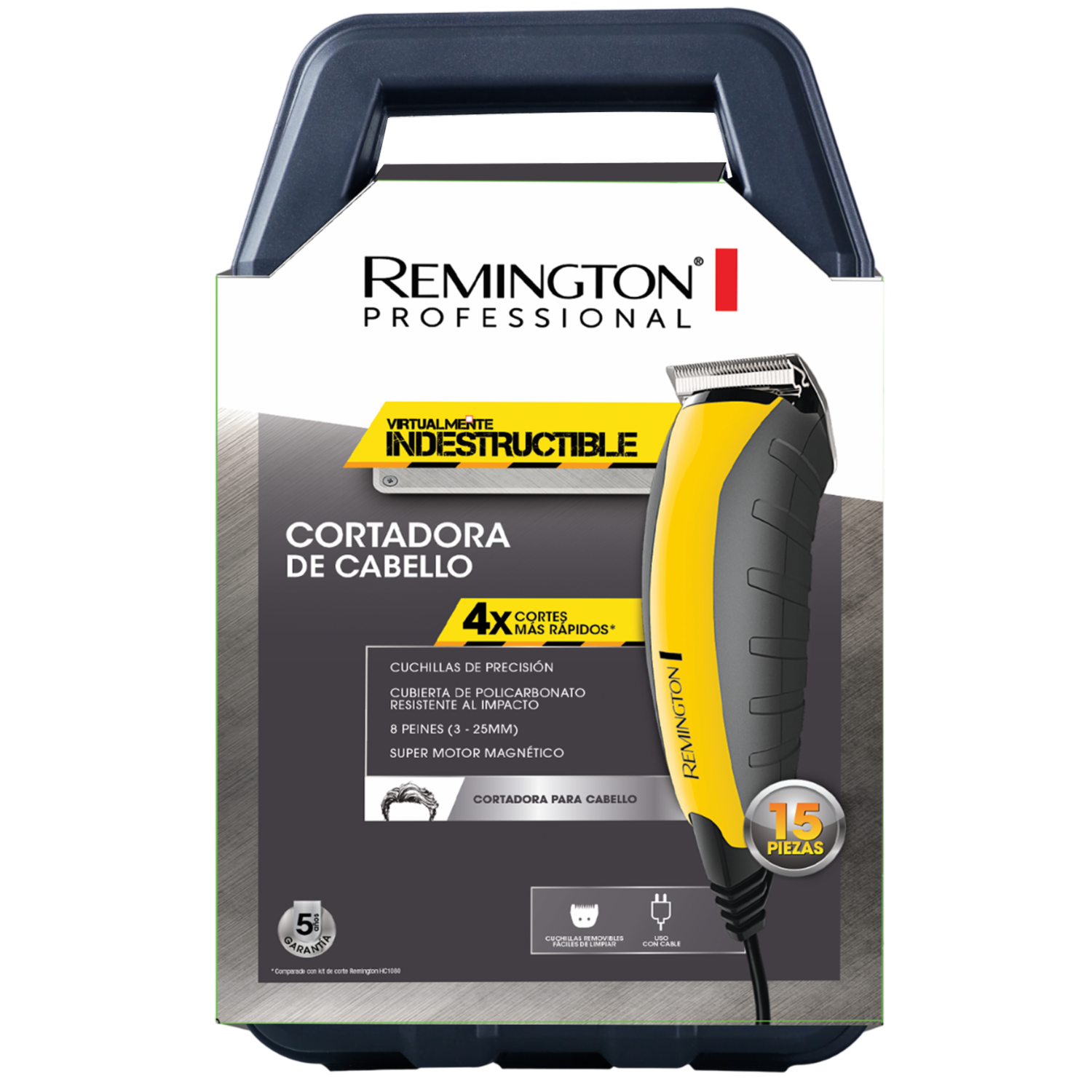 Cortador De Cabello Con Cuchillas De Acero Quirúrgico REMINGTON Mediano