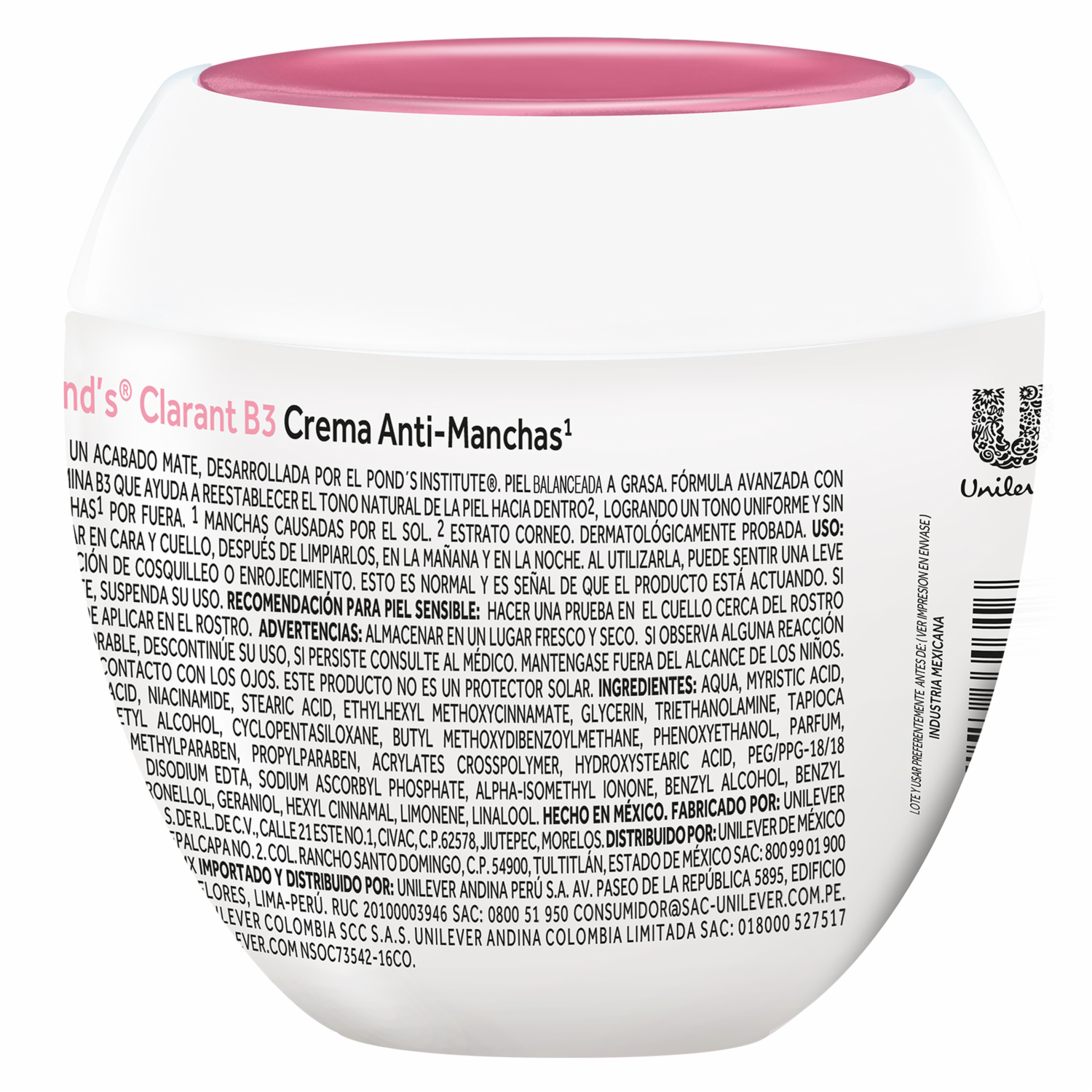 Crema Facial Clarant B3 Grasa POND’S 100 G