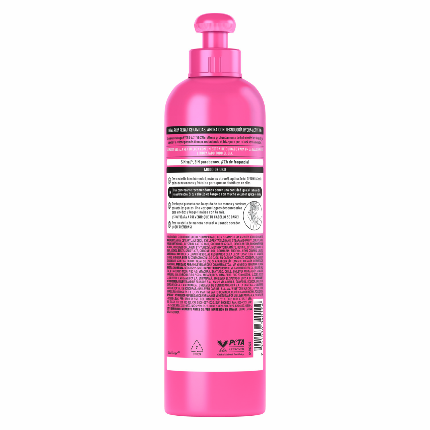 Crema Para Peinar Ceramidas SEDAL 300 Ml