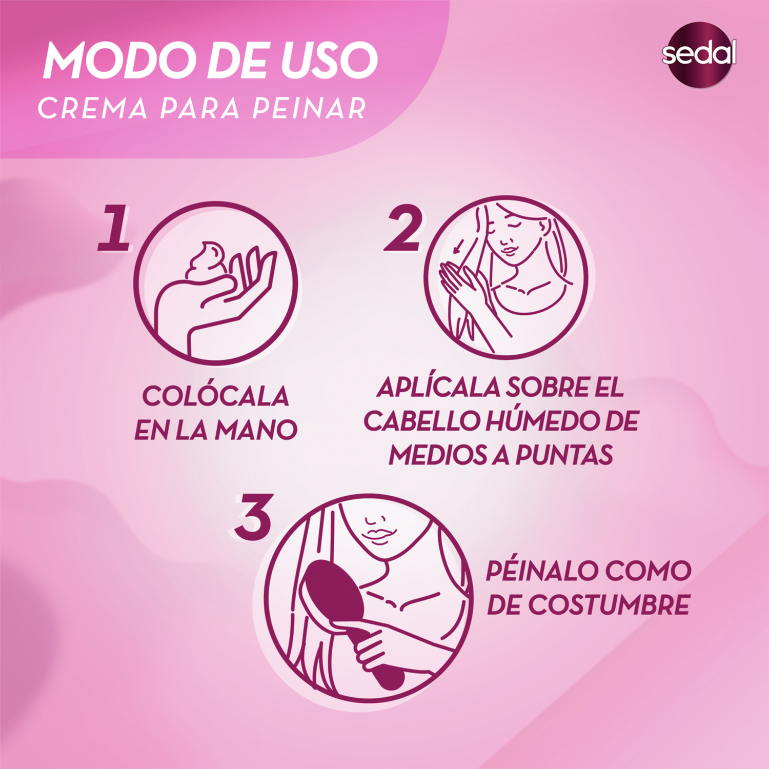 Crema Para Peinar Ceramidas SEDAL 300 Ml