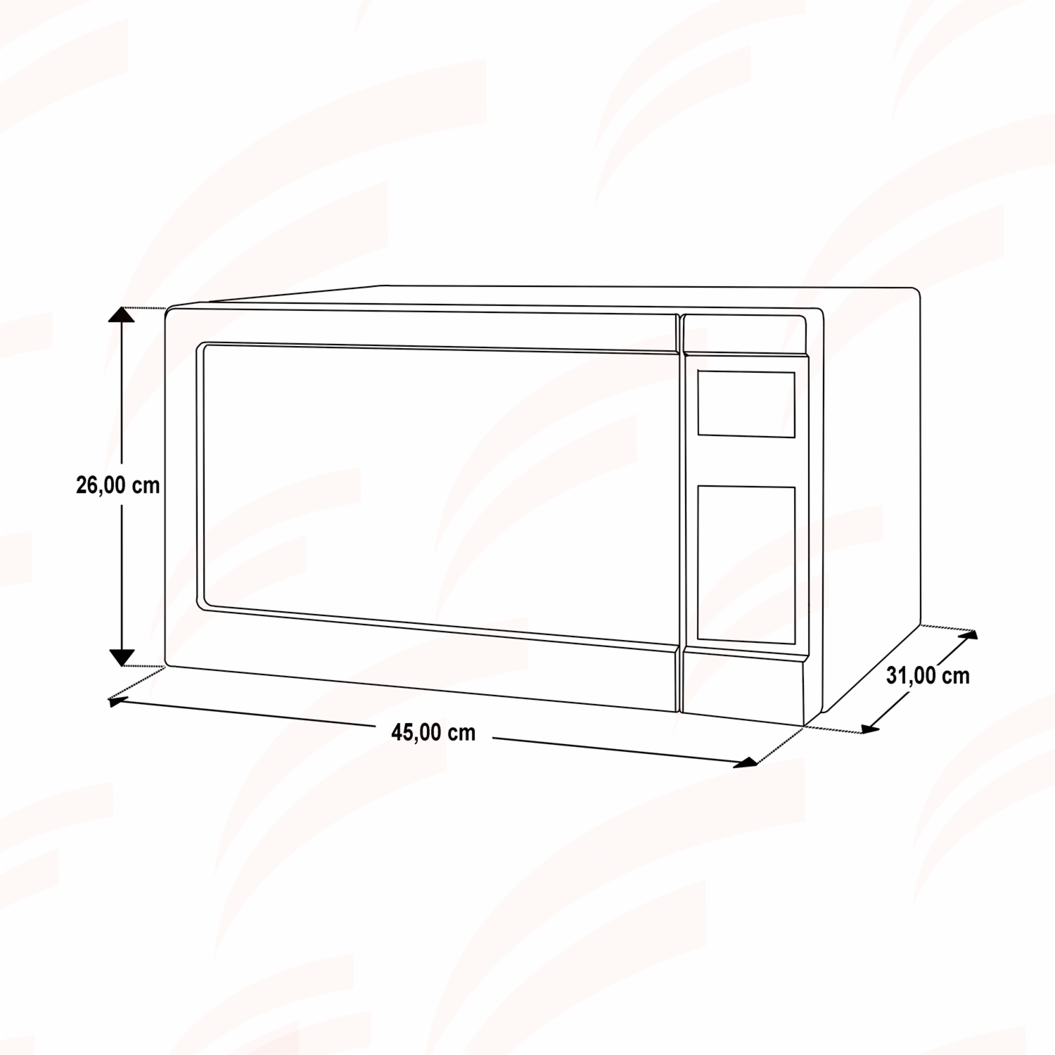Microondas 5 Niveles De Potencia WM1807D WHIRLPOOL 20 Litros