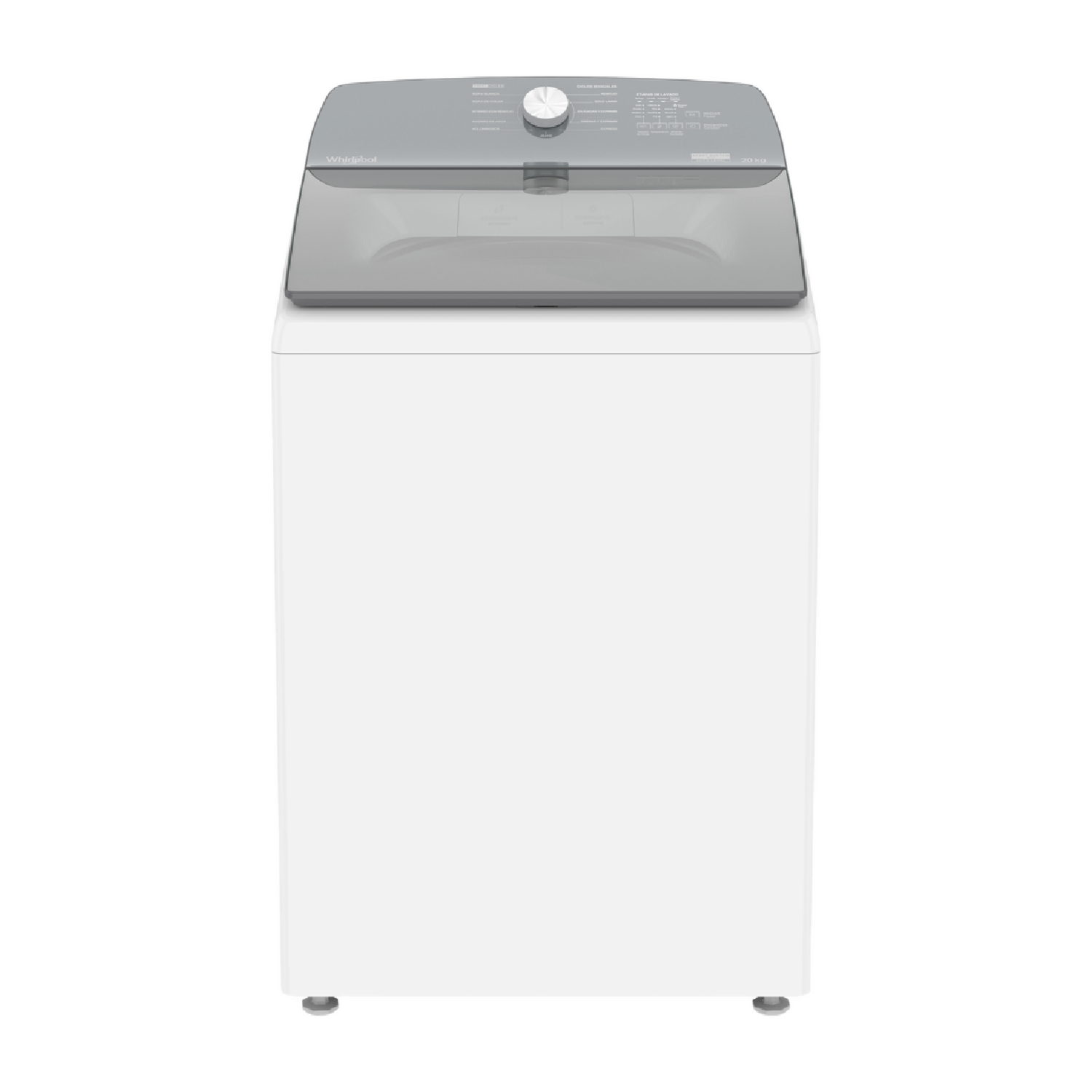 Lavadora De Ropa Electrica De Carga Superior Modelo: 8MWTW2041WJM WHIRLPOOL 20 Kilos