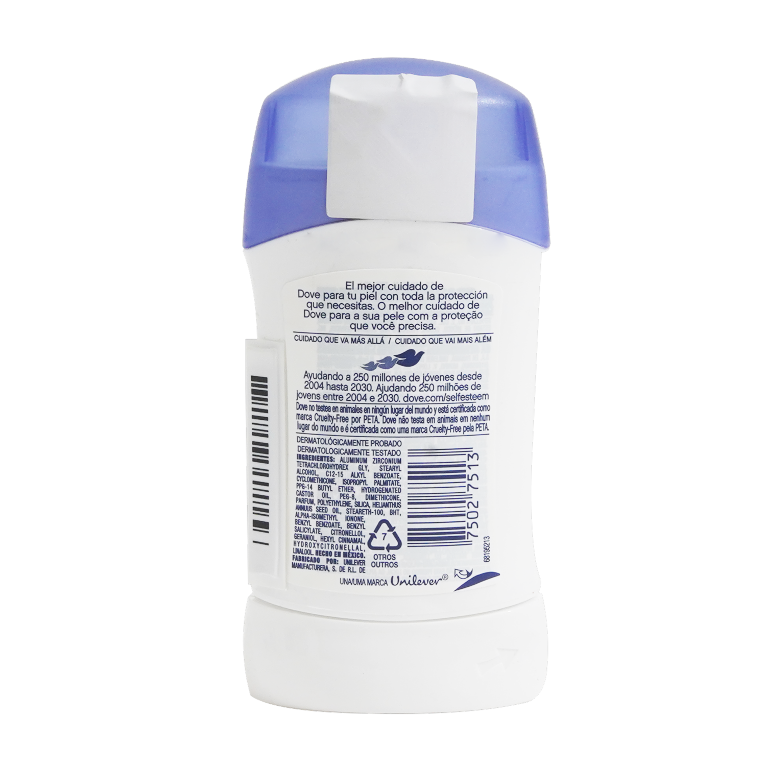 Desodorante En Barra Para Caballero Fragancia Original DOVE 50 G