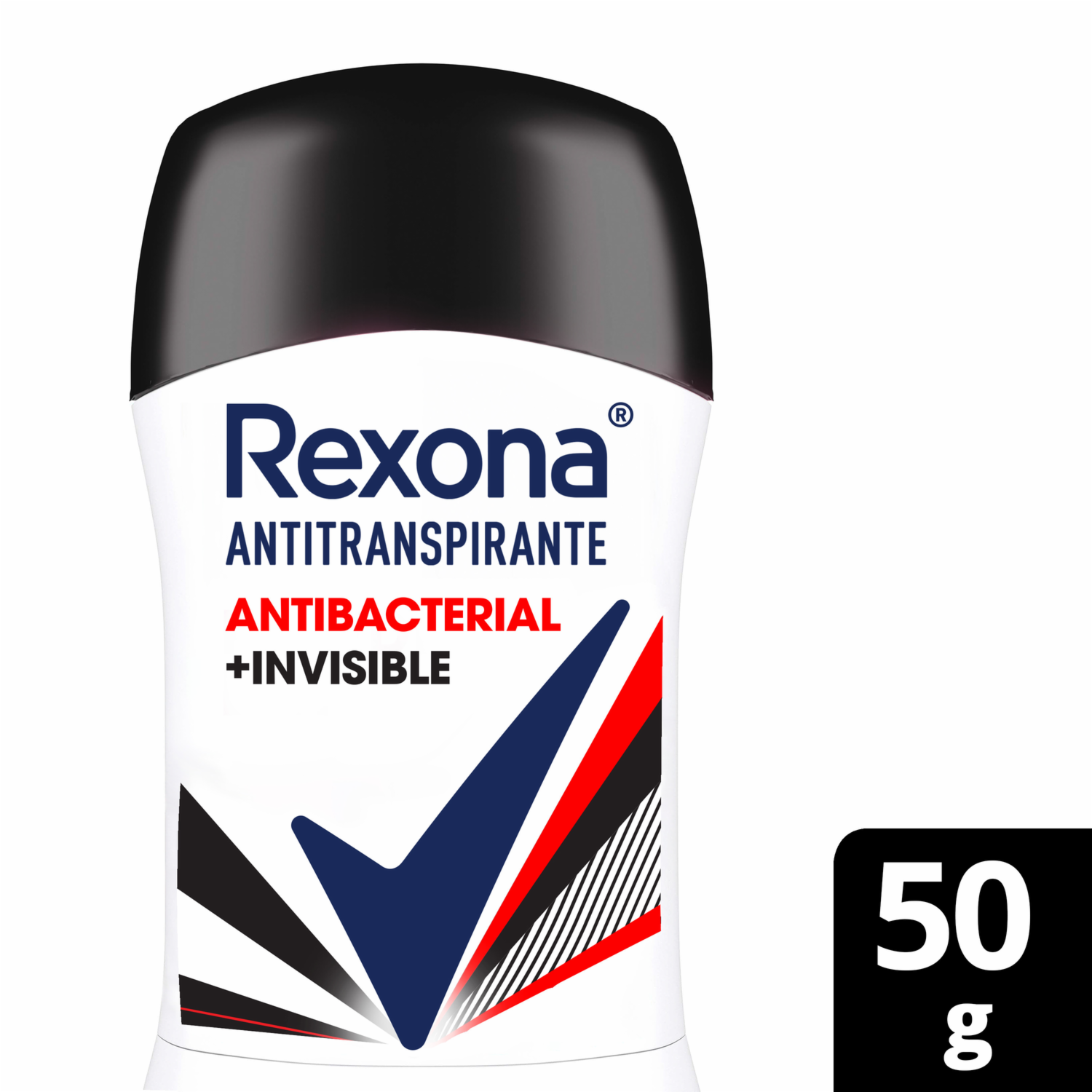 Desodorante En Barra Invisible Antibacterial REXONA 50 G