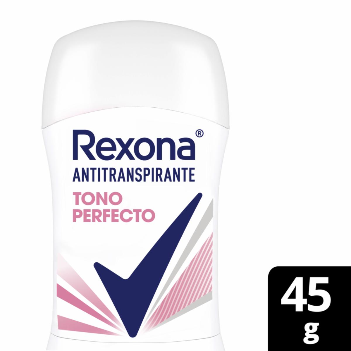 Desodorante En Barra Para Dama Tono Perfecto REXONA 45 G