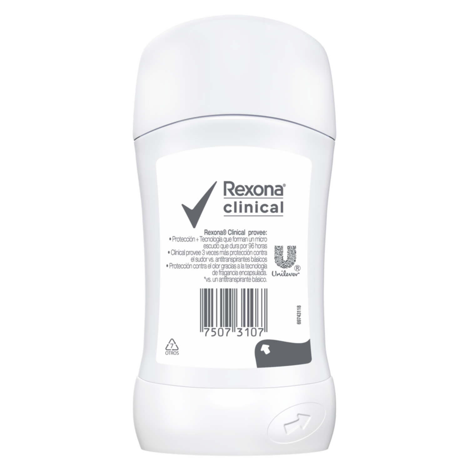 Desodorante En Barra Para Dama Antitranspirante Clinical Expert REXONA 46 G