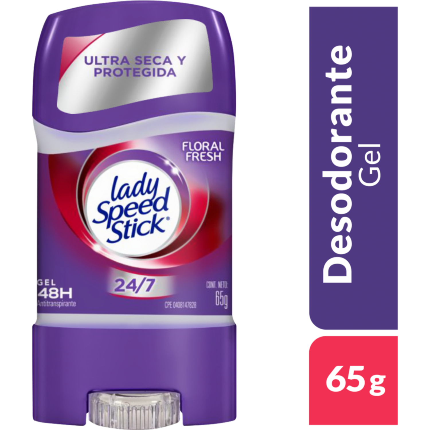 Desodorante En Gel Para Dama Double Defense Floral LADY SPEED STICK 65 G