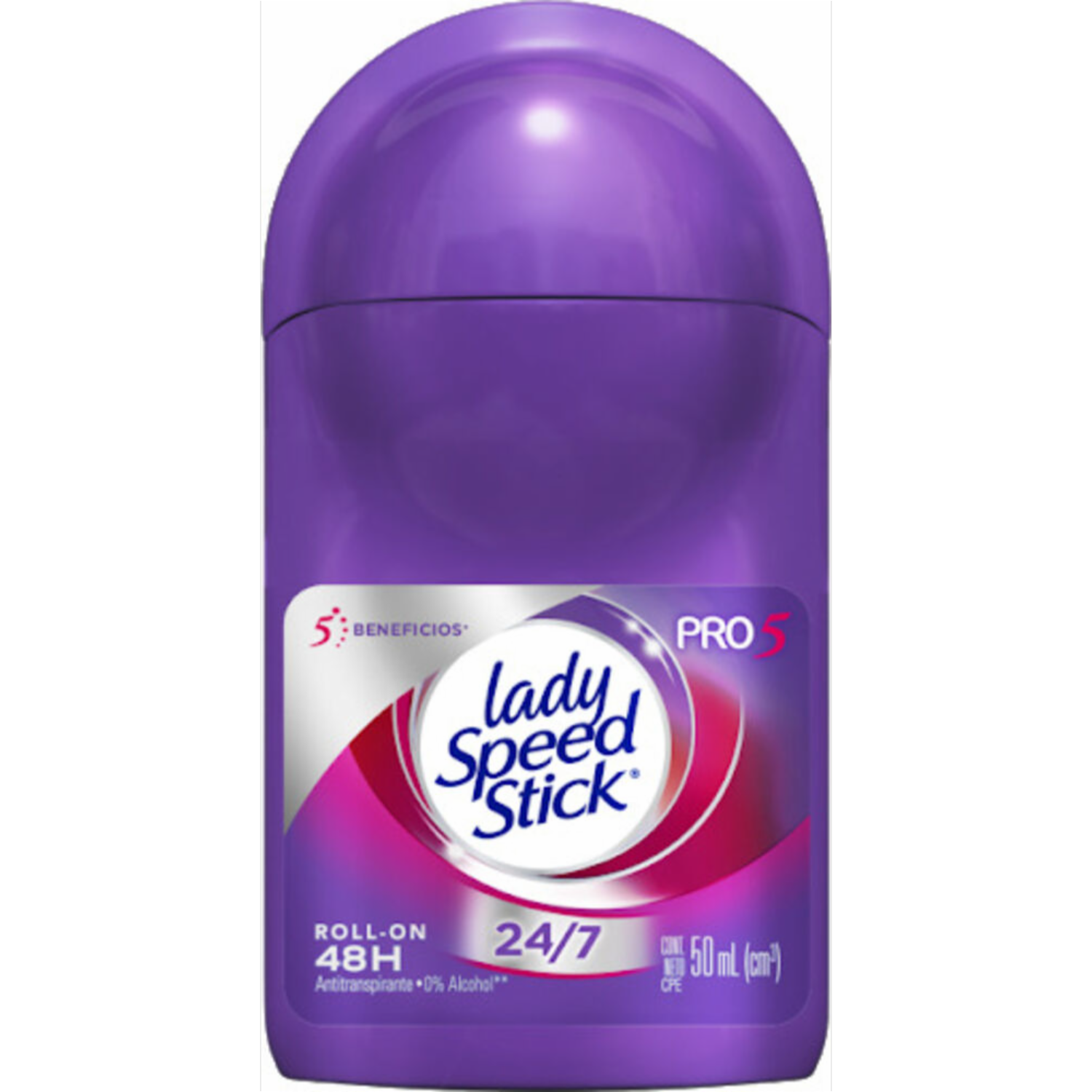 Desodorante En Roll On Para Mujer Protección 5 En 1 LADY SPEED STICK 50 Ml