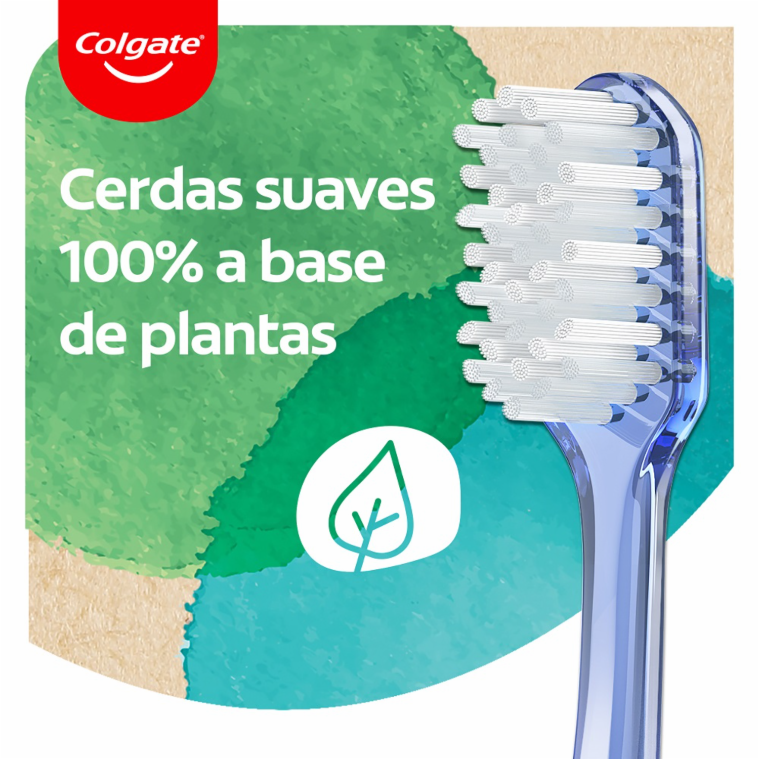 Cepillo Dental 100% Reciclado Cerdas Suaves COLGATE 1X2 Unidades