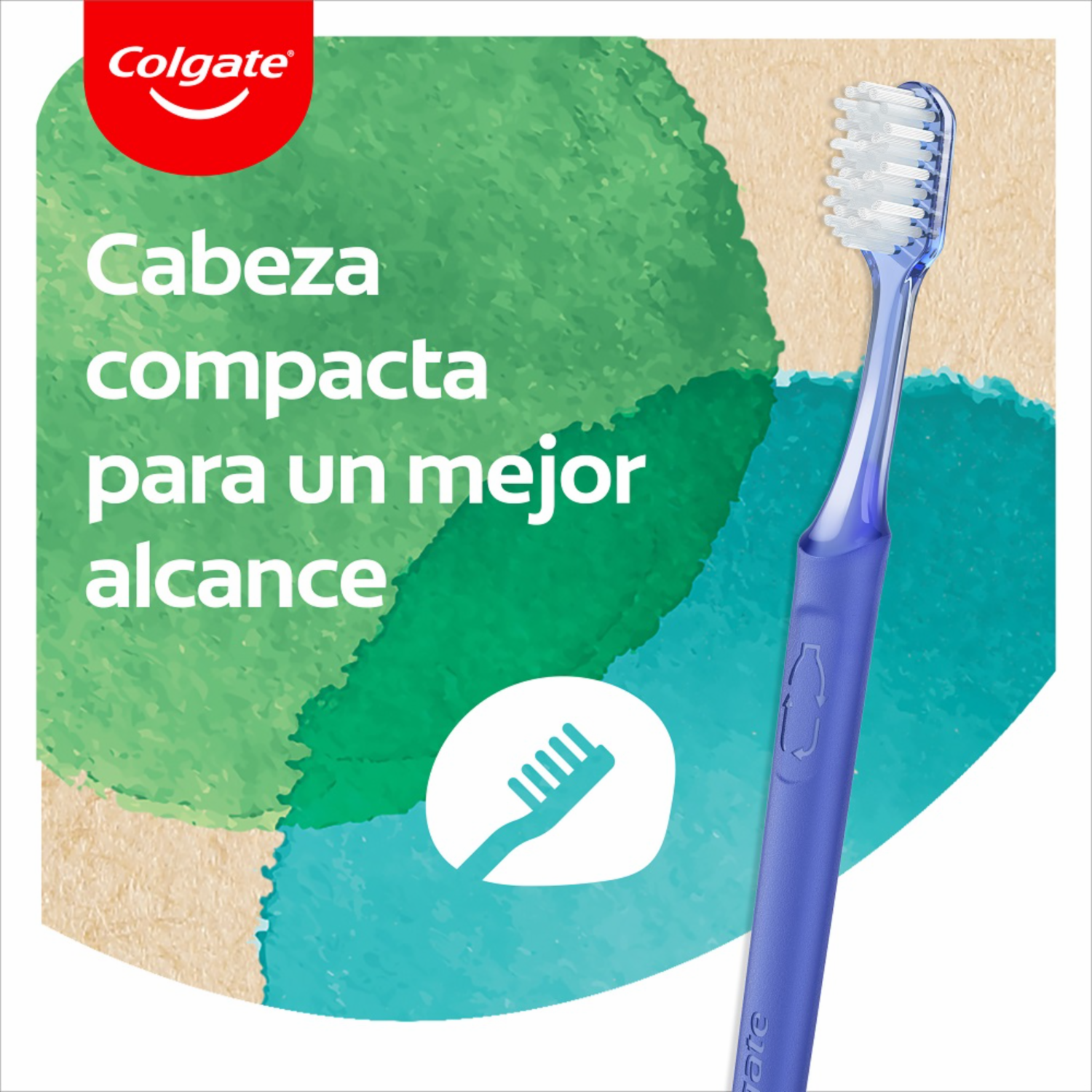Cepillo Dental 100% Reciclado Cerdas Suaves COLGATE 1X2 Unidades