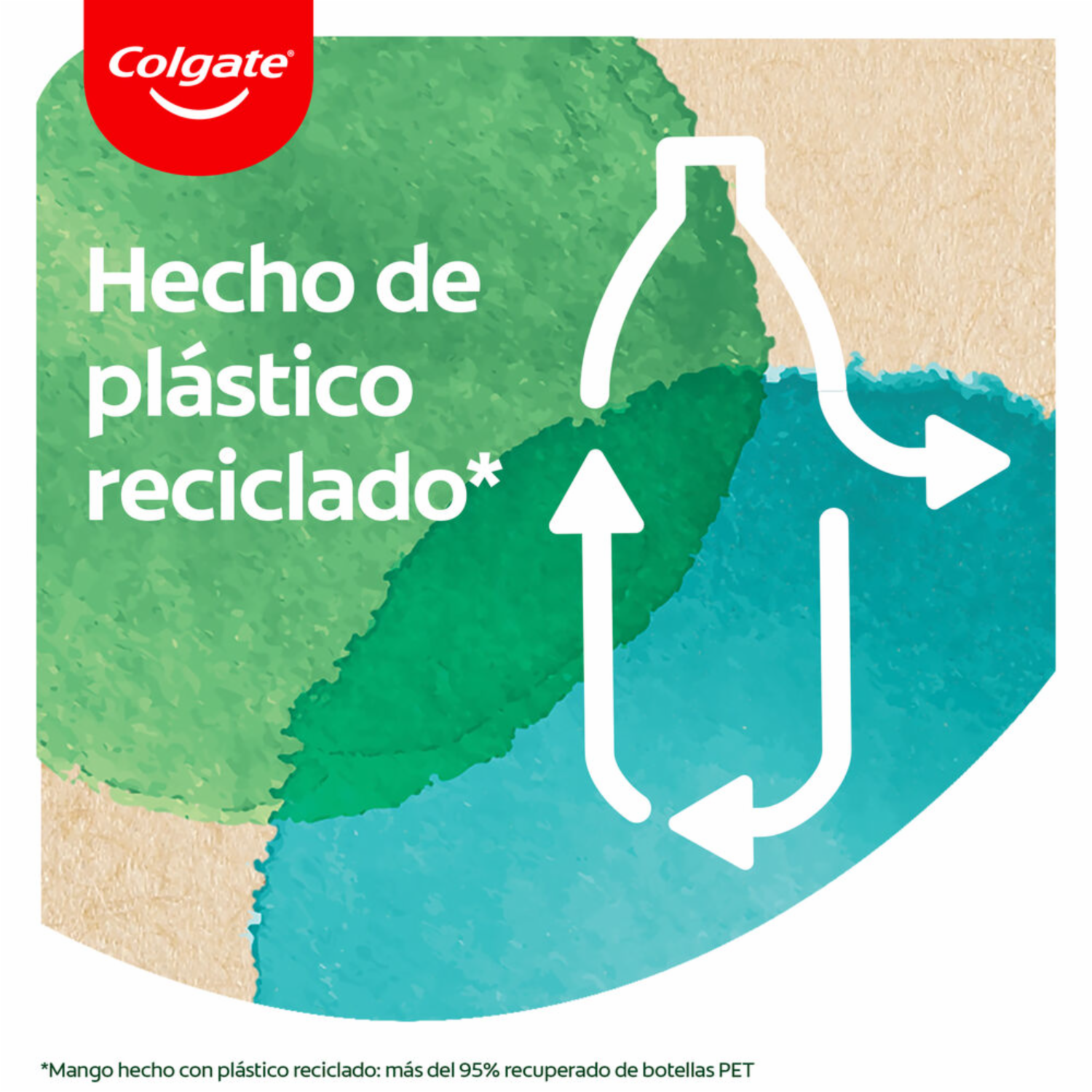 Cepillo Dental 100% Reciclado Cerdas Suaves COLGATE 1X2 Unidades