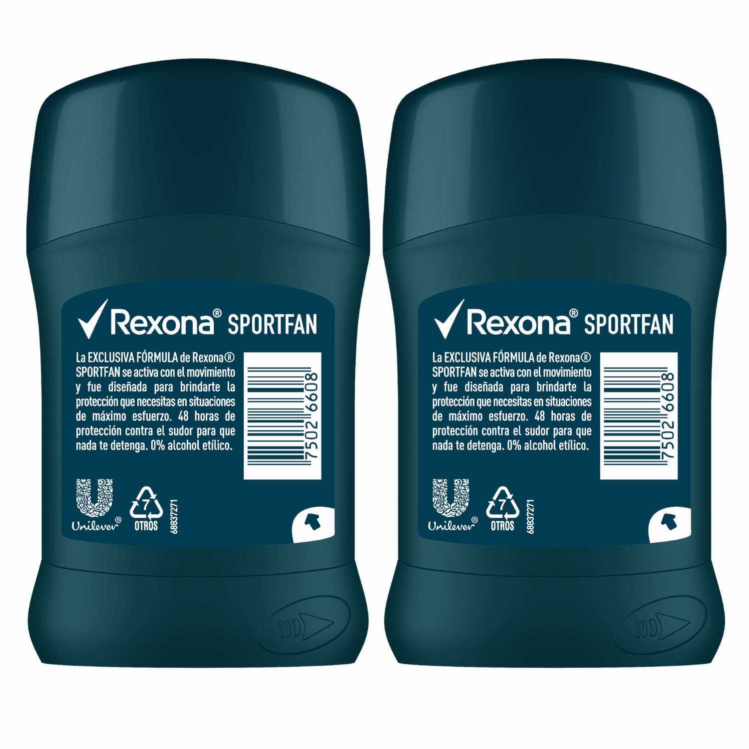 Desodorante En Barra Para Caballero V8 Precio Especial REXONA 2 X 50 Ml